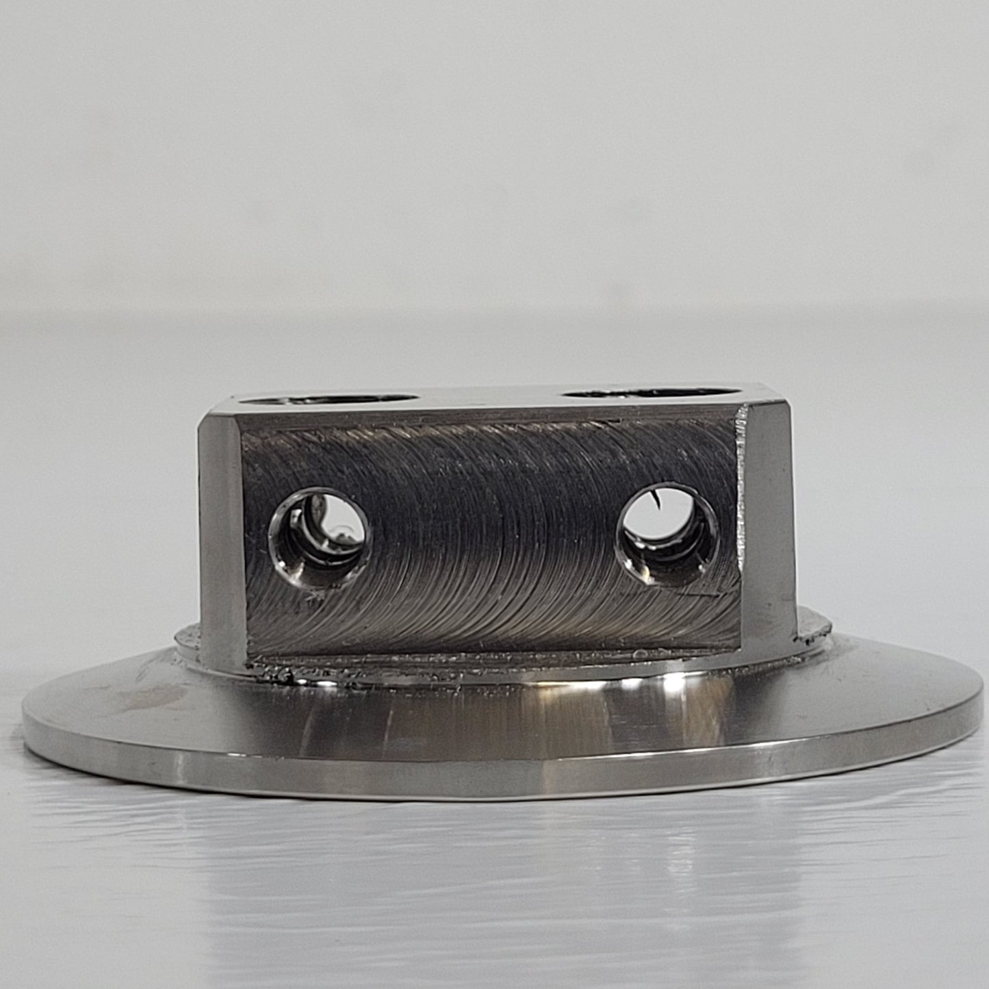 KF50 NW50 Manifold Valve Body 2-Port Stainless Steel for High Vacuum System