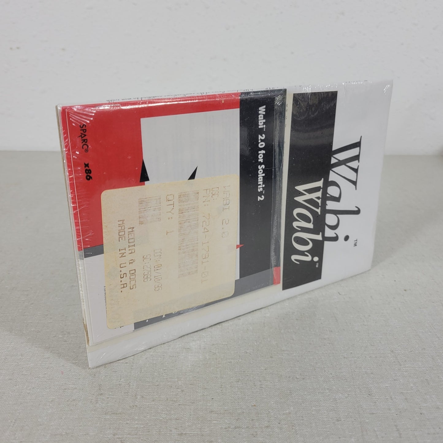 SunSoft Wabi 2.0 for Solaris 2 Sparc x86 724-1791-01 Software CD Sealed Package