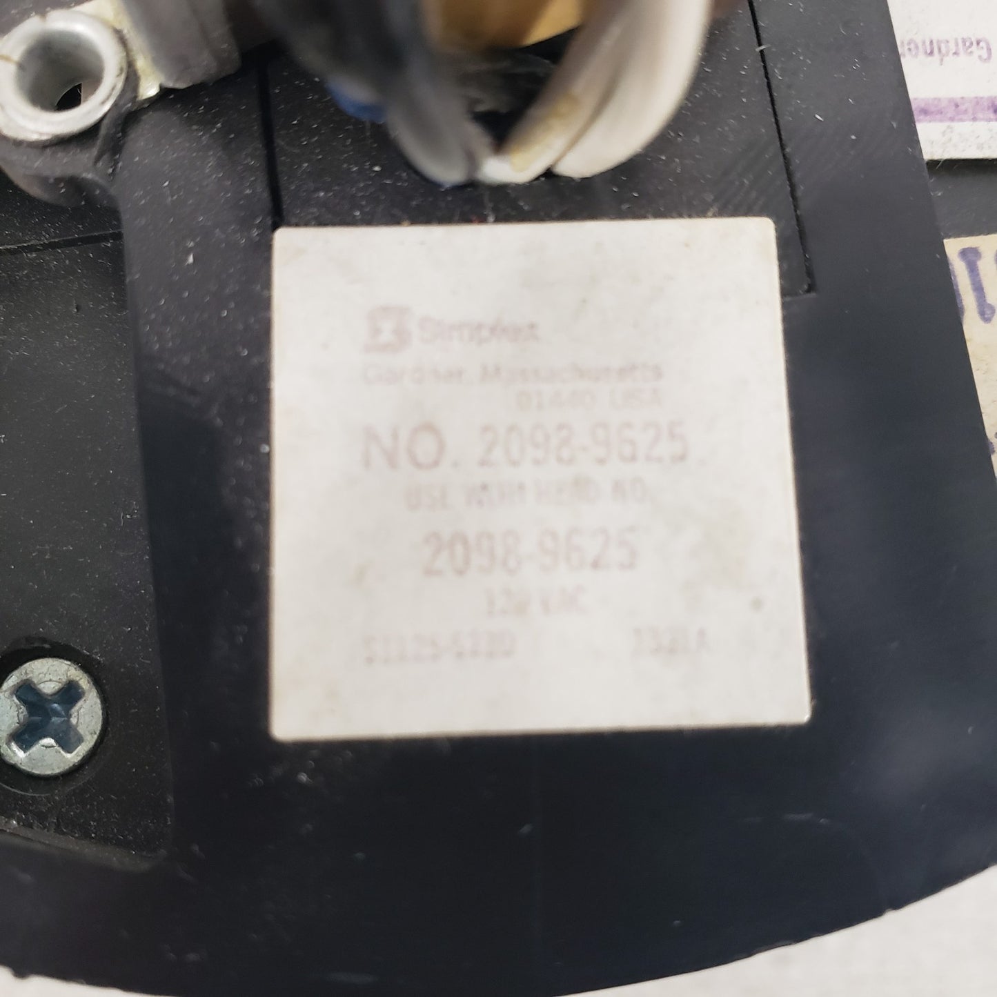 Simplex 2098-9625 1025C Fire Alarm Smoke Detector Heat Detector