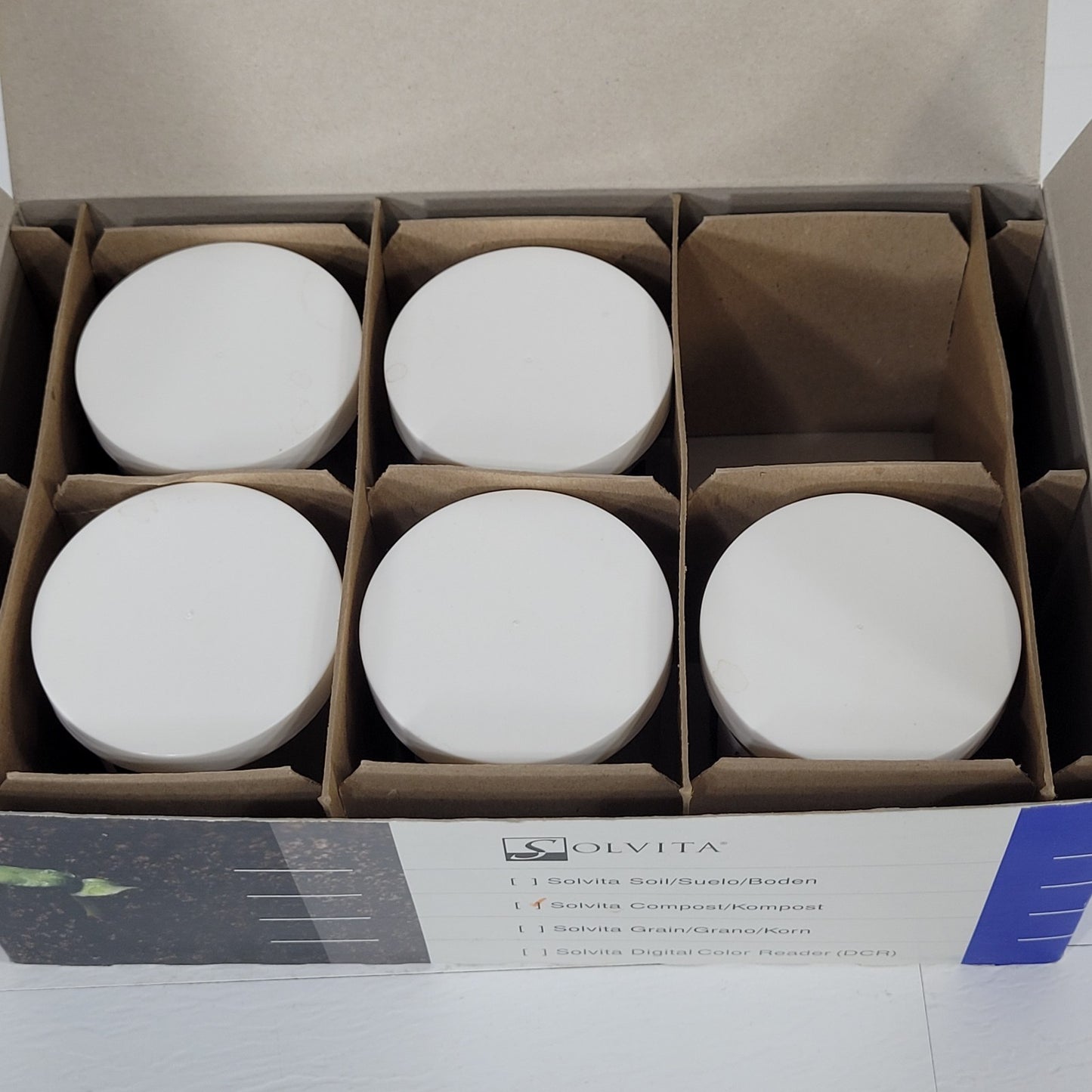 Solvita Incubation Jars 6 Total For Compost/Kompost Maturity Test Soil Samples