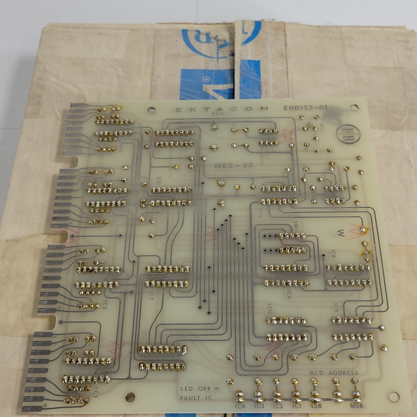 Ektacom PCA-HES-32 Nurse Call System Control Board HEC-IC HB