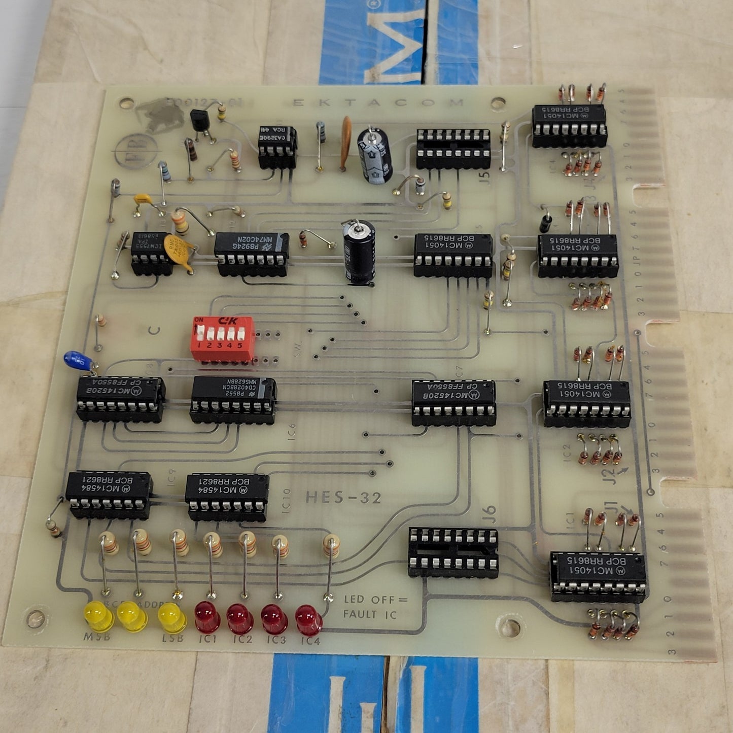 Ektacom PCA-HES-32 Nurse Call System Control Board HEC-IC HB