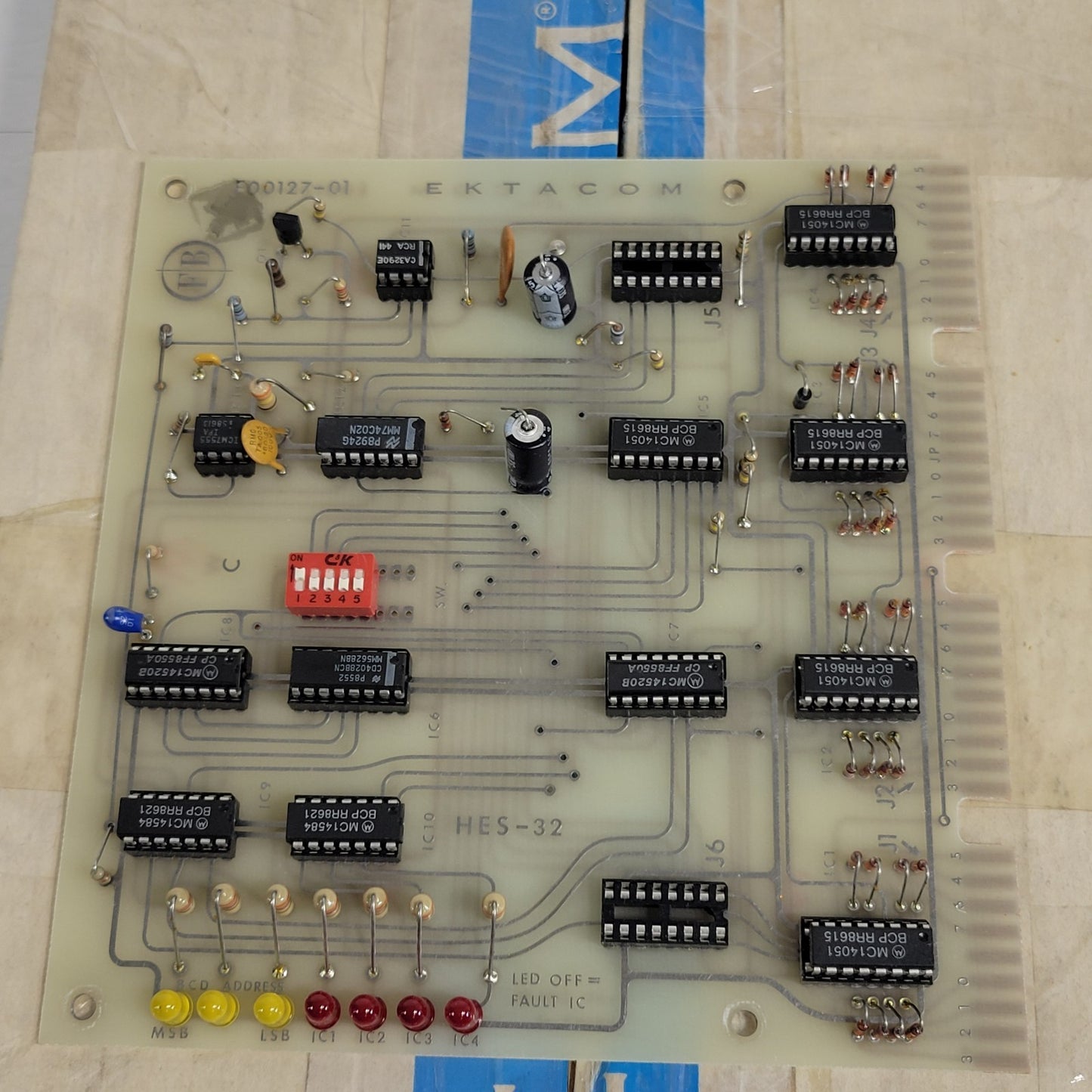 Ektacom PCA-HES-32 Nurse Call System Control Board HEC-IC HB