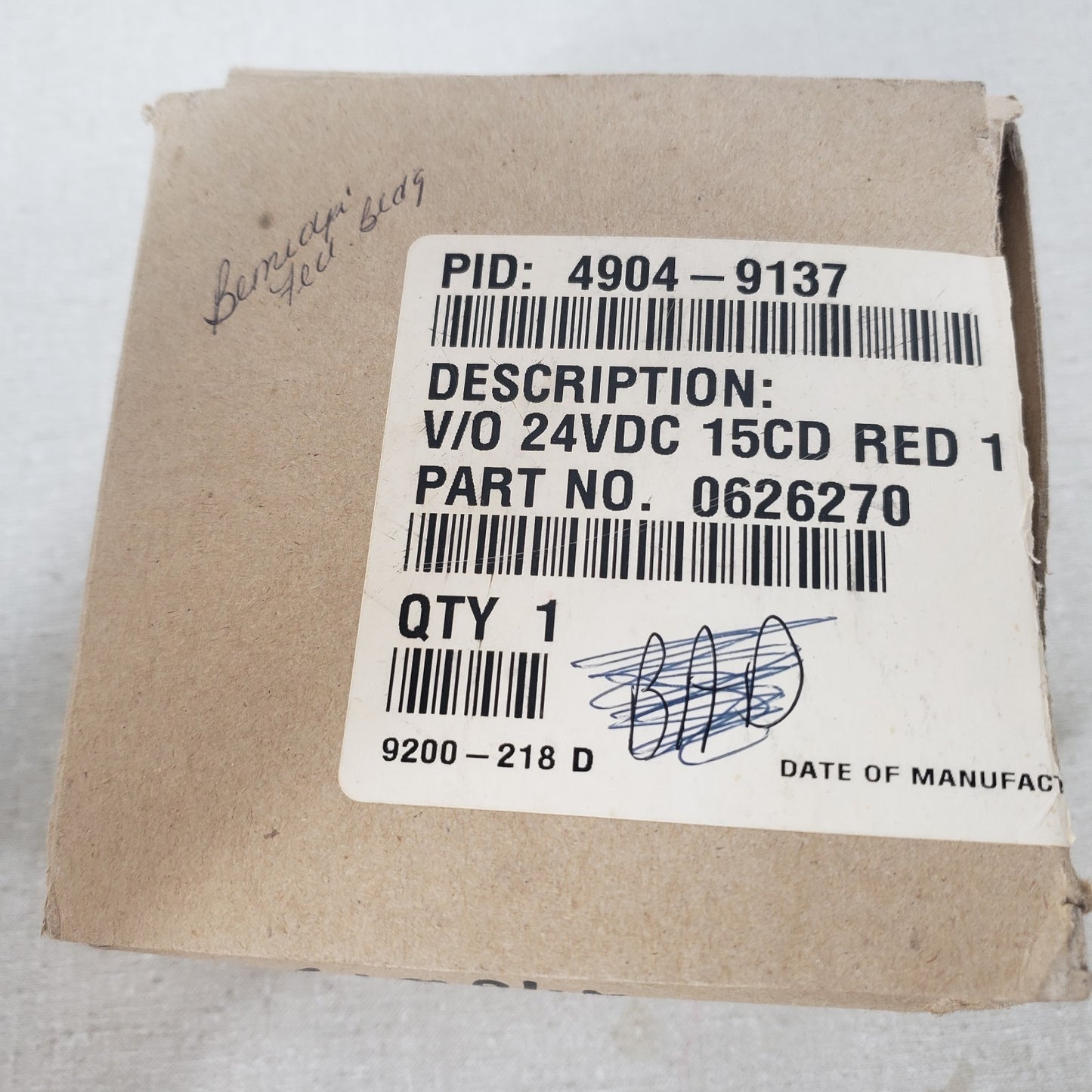 Simplex 4904-9137 Fire Alarm Indicator V/O 24VDC 15CD 1Hz Red 0626270