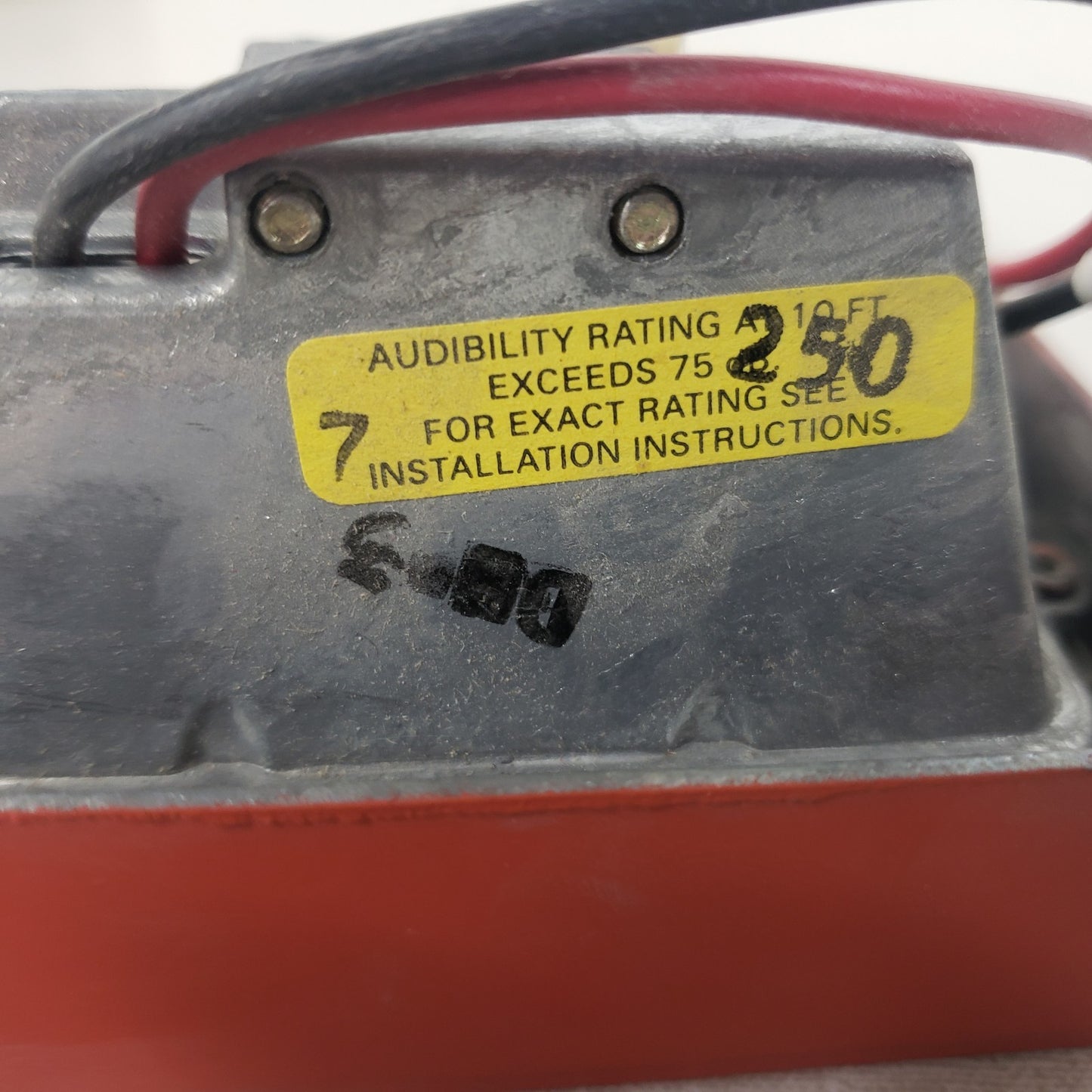 Simplex 2901-9806 B4 Fire Alarm Vibratory Horn Buzzer 18-31.2VDC 0.063 Amps