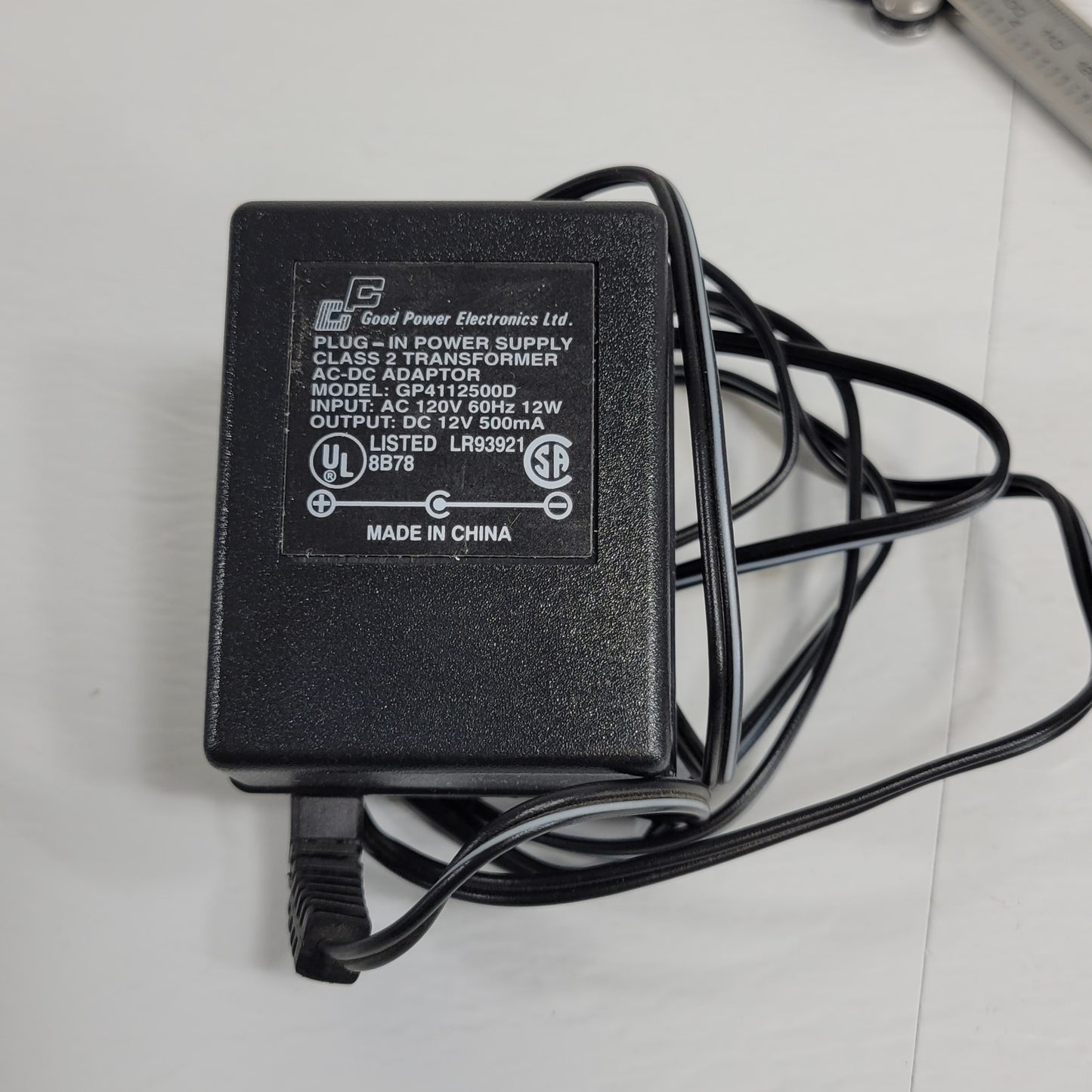 Good Power GP4112500D Power Supply Class 2 Transformer Output 12VDC 500mA