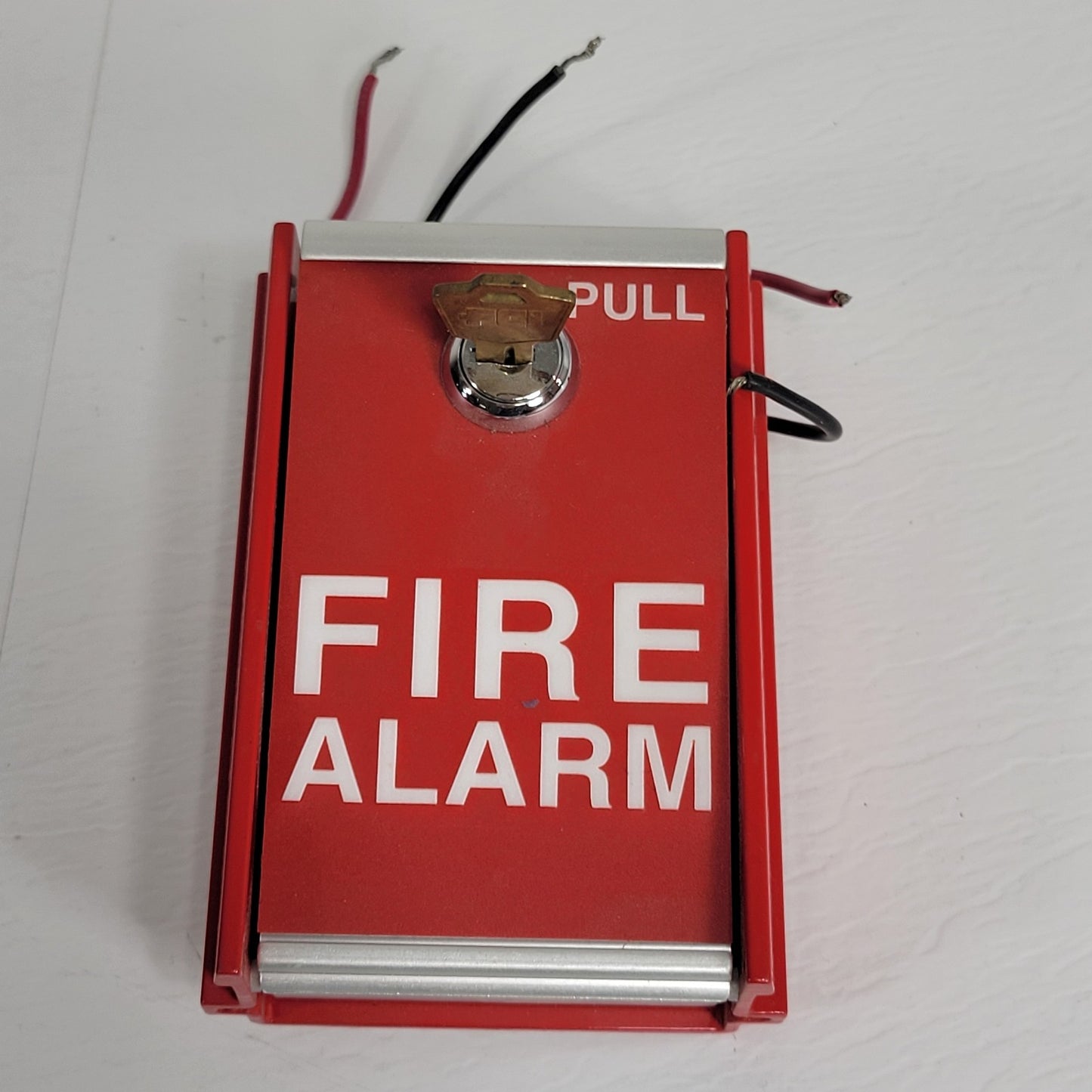 FCI MS-6 Fire Alarm Pull Station Box Non Coded Fire Alarm Box With Key Red