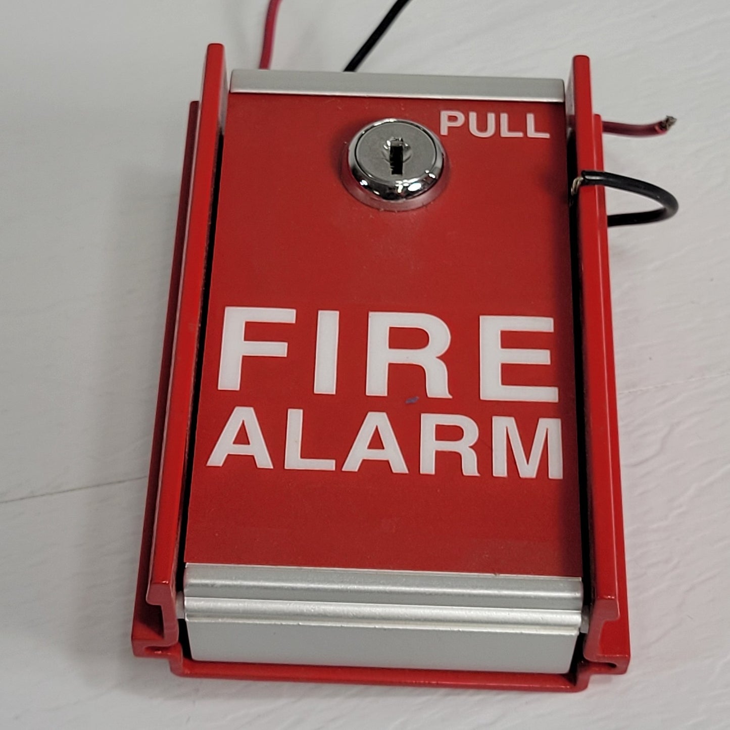FCI MS-6 Fire Alarm Pull Station Box Non Coded Fire Alarm Box With Key Red