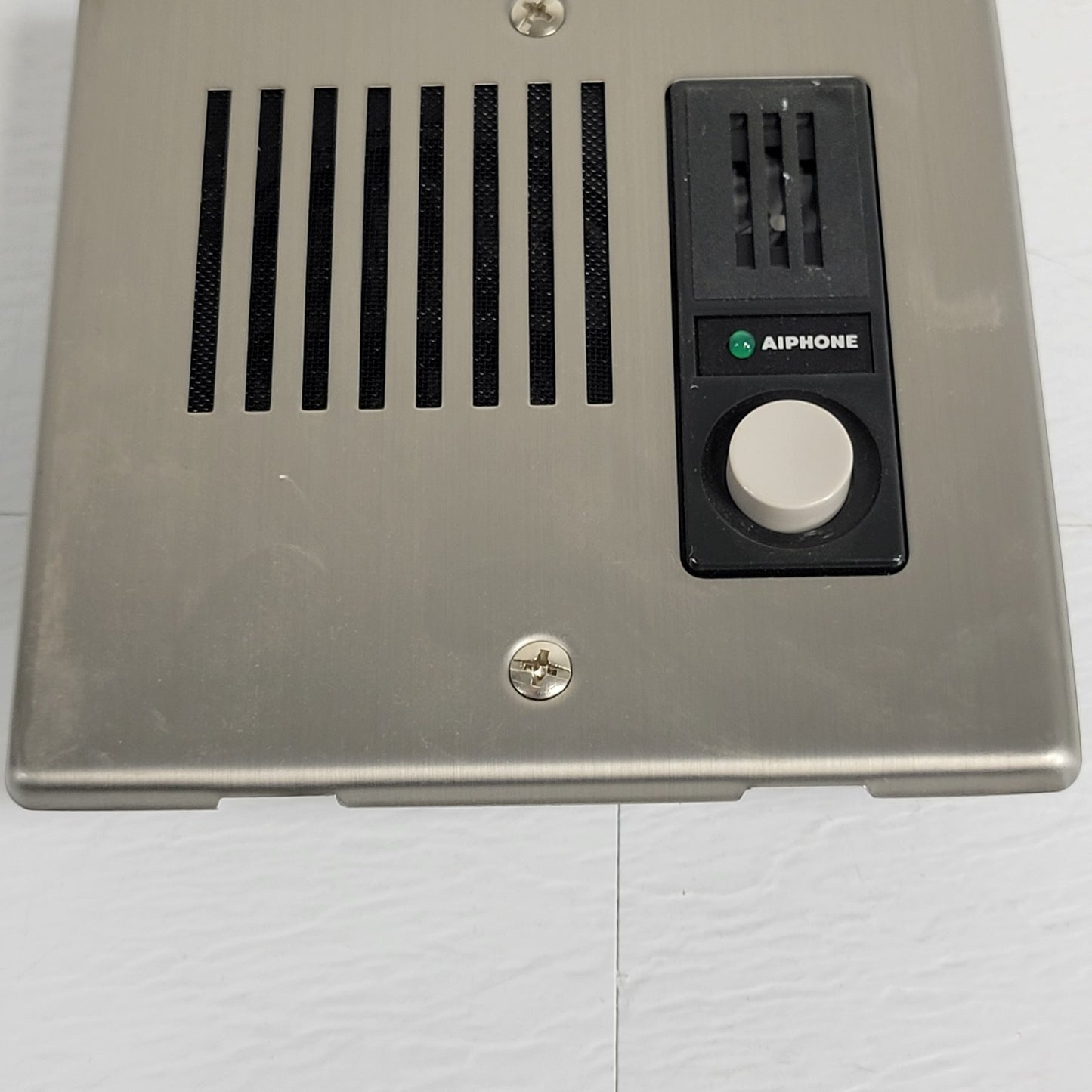 Aiphone NA-JA Flush Mount Audio Intercom Stainless Steel Push Button