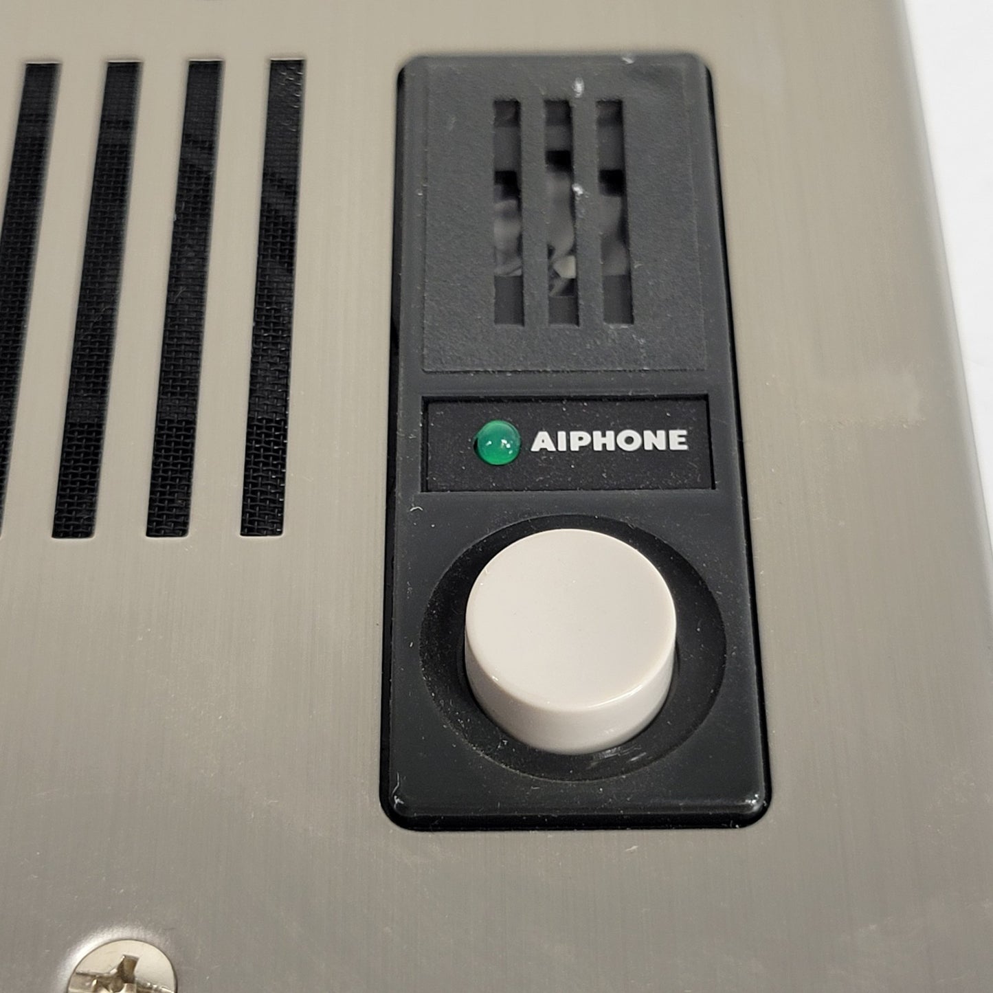 Aiphone NA-JA Flush Mount Audio Intercom Stainless Steel Push Button
