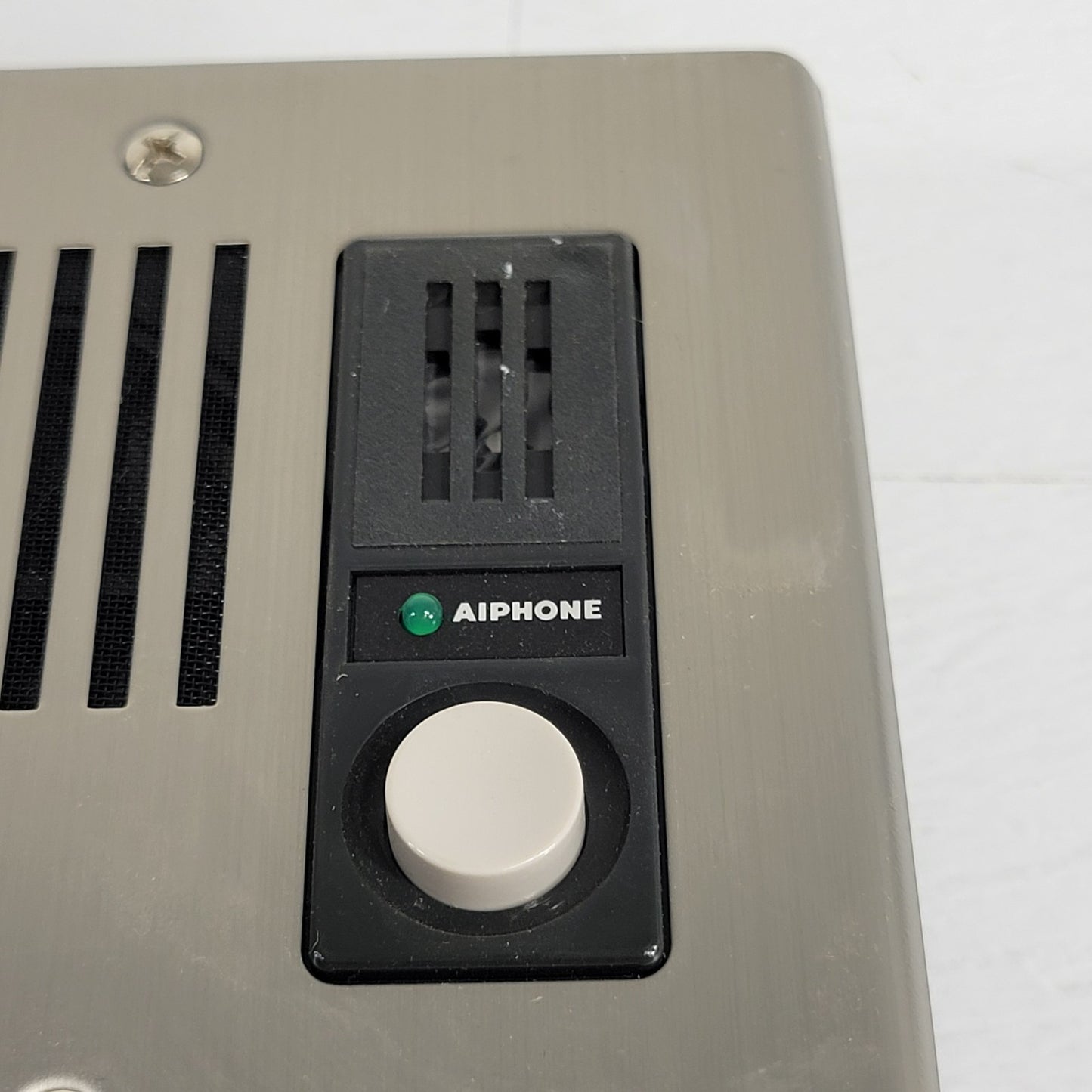 Aiphone NA-JA Flush Mount Audio Intercom Stainless Steel Push Button