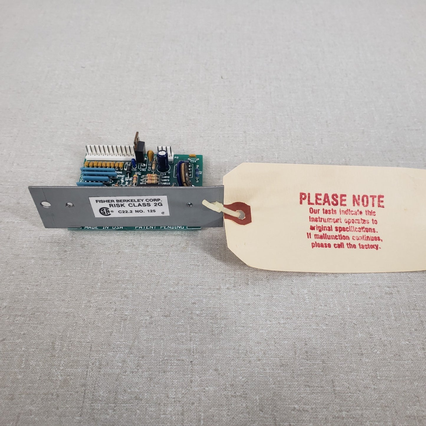 Fisher Berkley HRT-1A B09042-02 Hospital Signaling Equipment Power Control Unit