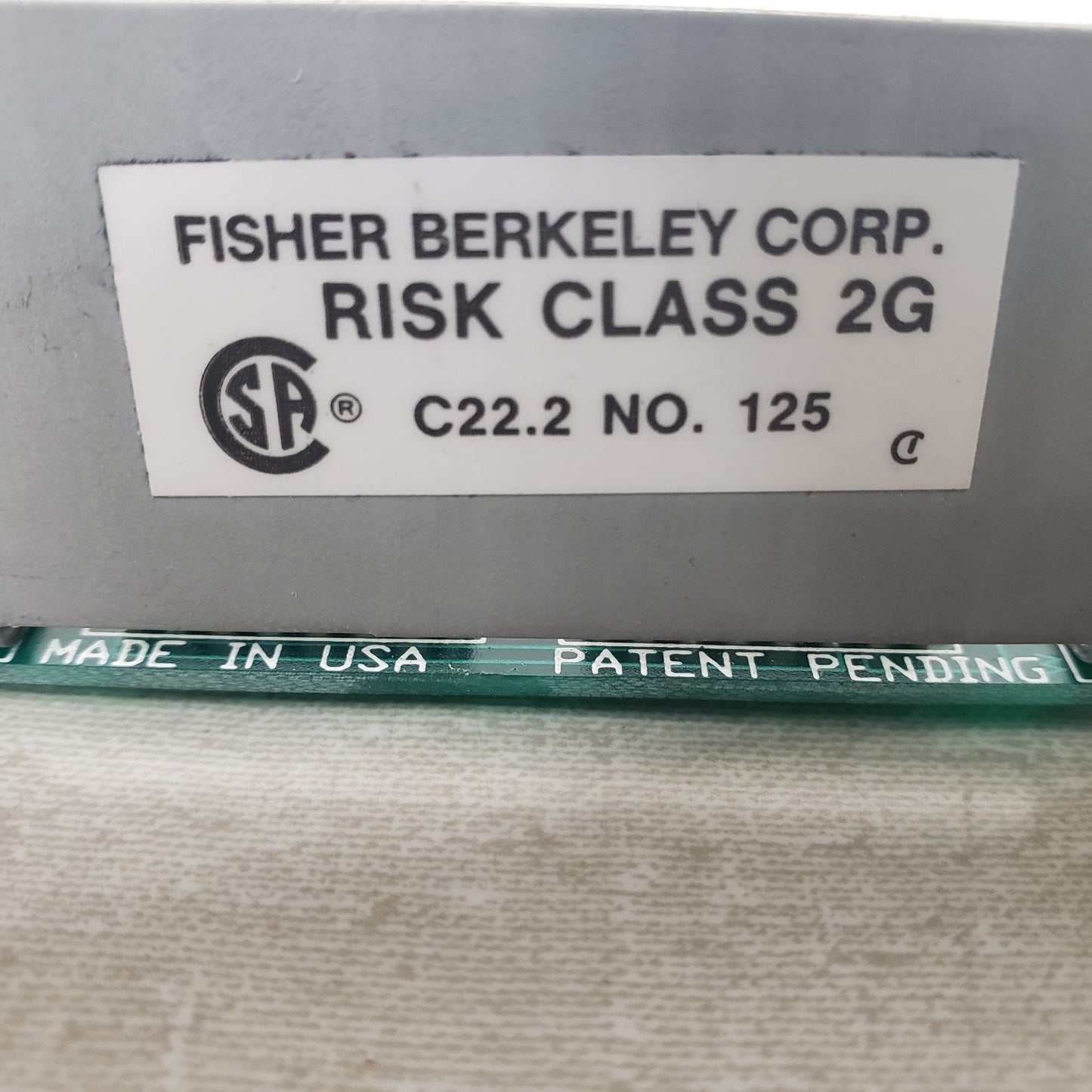 Fisher Berkley HRT-1A B09042-02 Hospital Signaling Equipment Power Control Unit