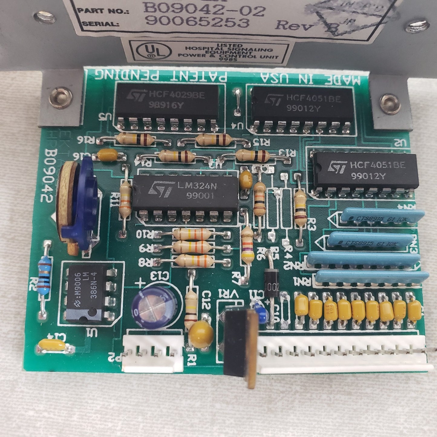 Fisher Berkley HRT-1A B09042-02 Hospital Signaling Equipment Power Control Unit