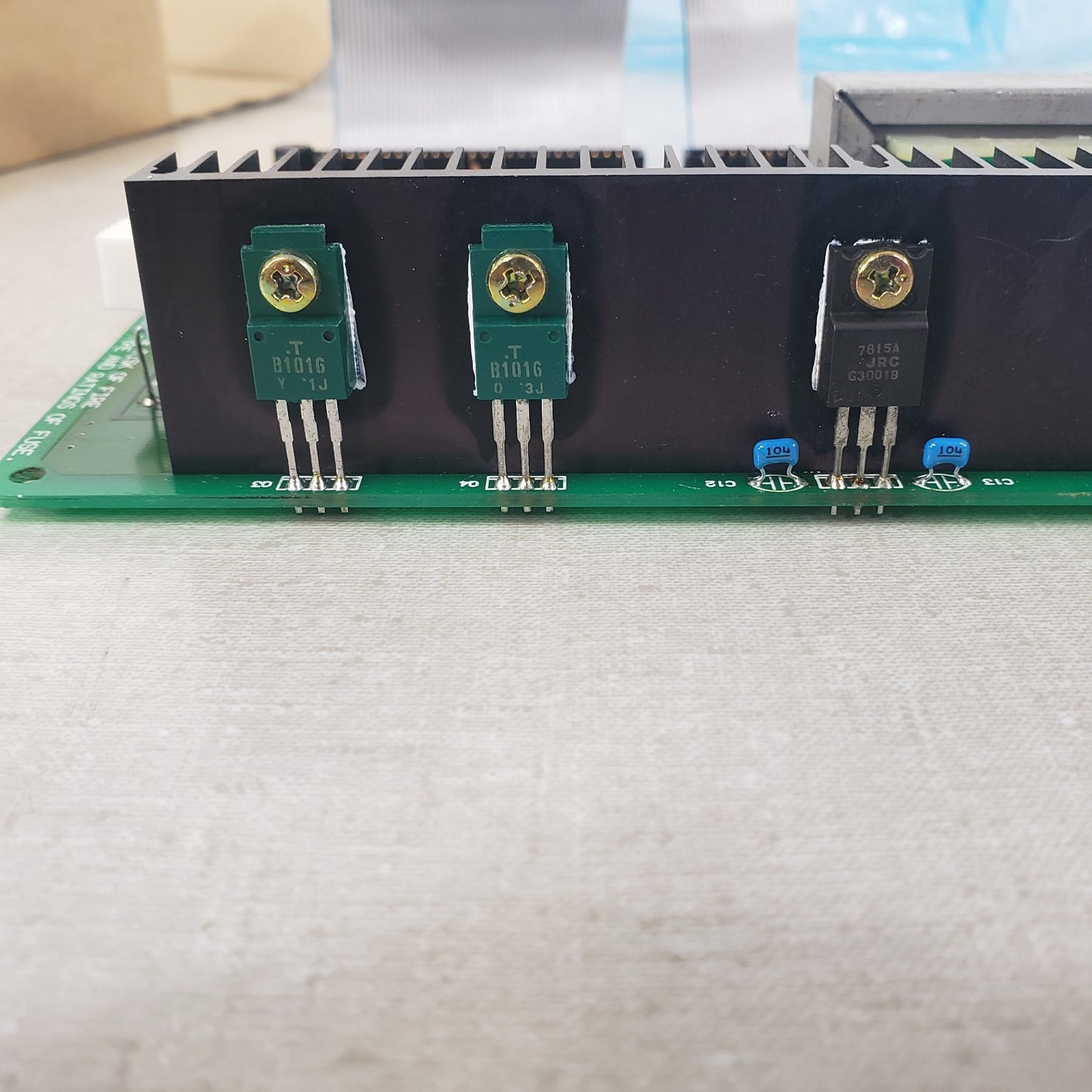 TOA LU-100 94C0230049 Line Unit Interface Board Incoming Outgoing Call Monitor