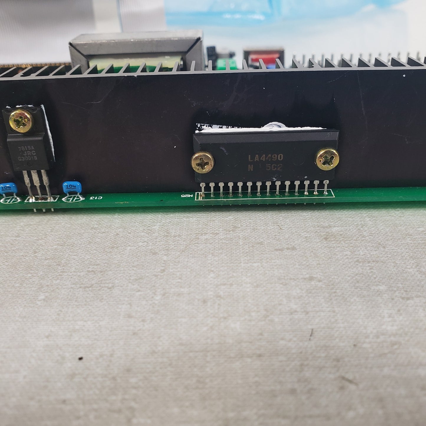 TOA LU-100 94C0230049 Line Unit Interface Board Incoming Outgoing Call Monitor