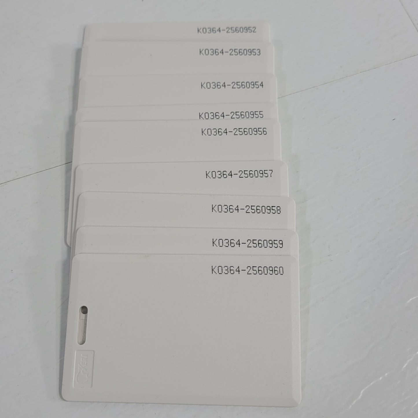 *Lot Of 9* Keri Systems KC-10X Standard Light Proximity RFID Card