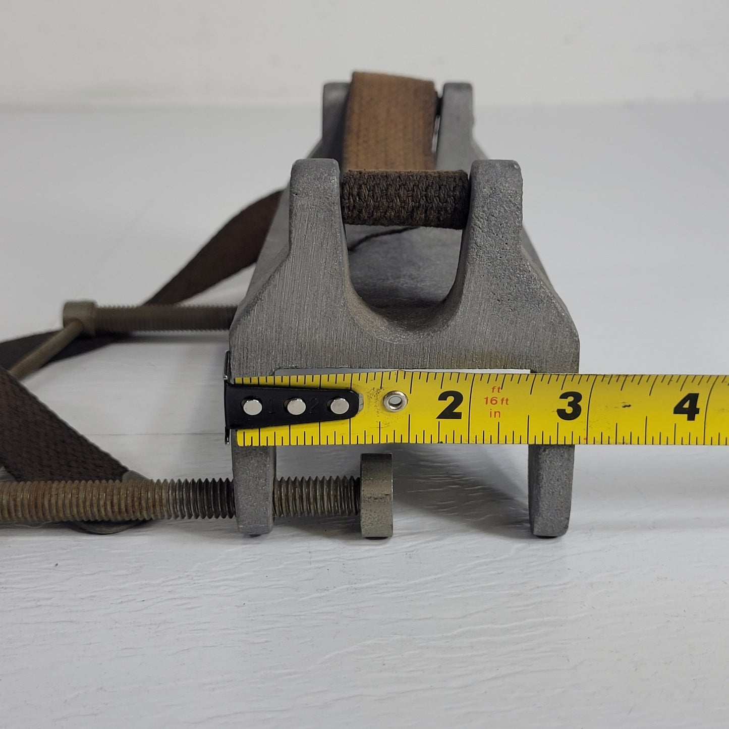 Gas Cylinder Holder for Bench Safety Adjustable Belt Mount Secure Strap Storage