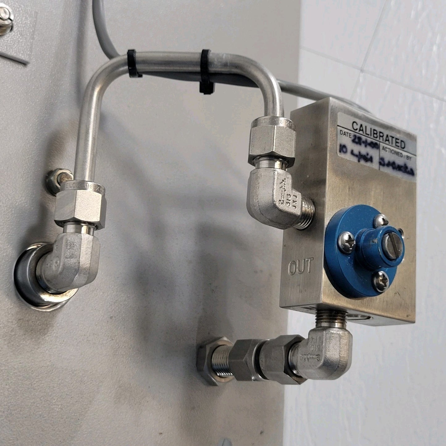 CT Platon Gas Flowmeter Nitrogen N2 Volume Measurer with ChemTec Flow Monitor