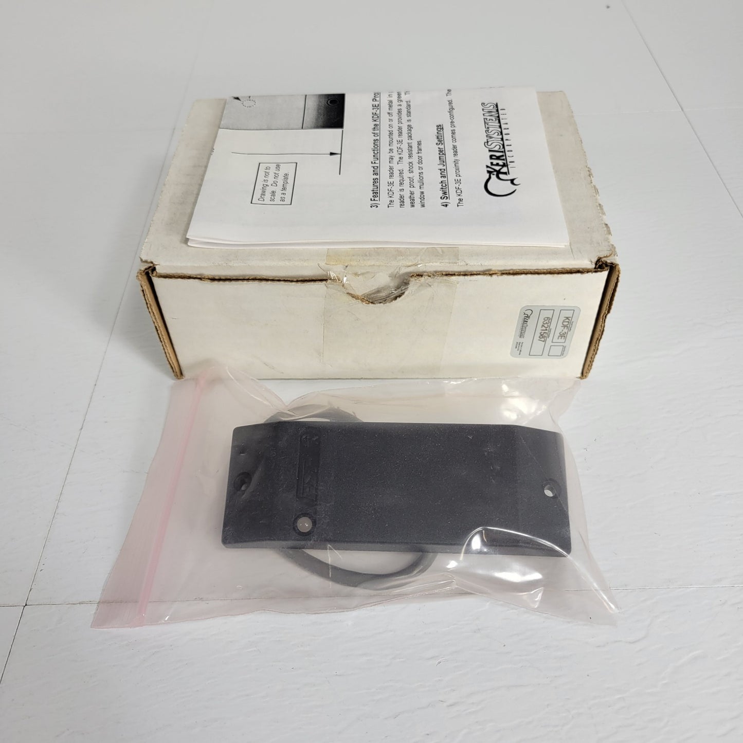 Keri Systems KDF-3E Mullion Proximity Reader Standard Light RFID Compatible