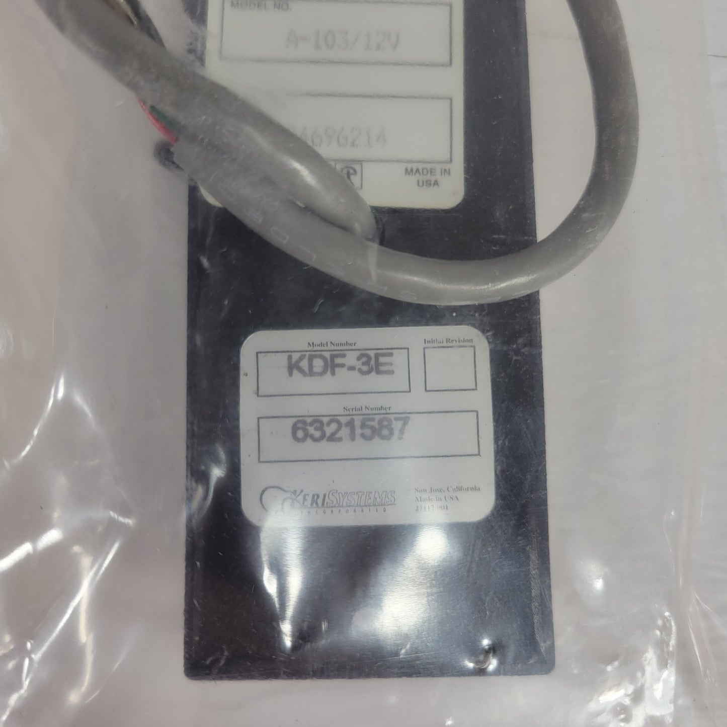 Keri Systems KDF-3E Mullion Proximity Reader Standard Light RFID Compatible