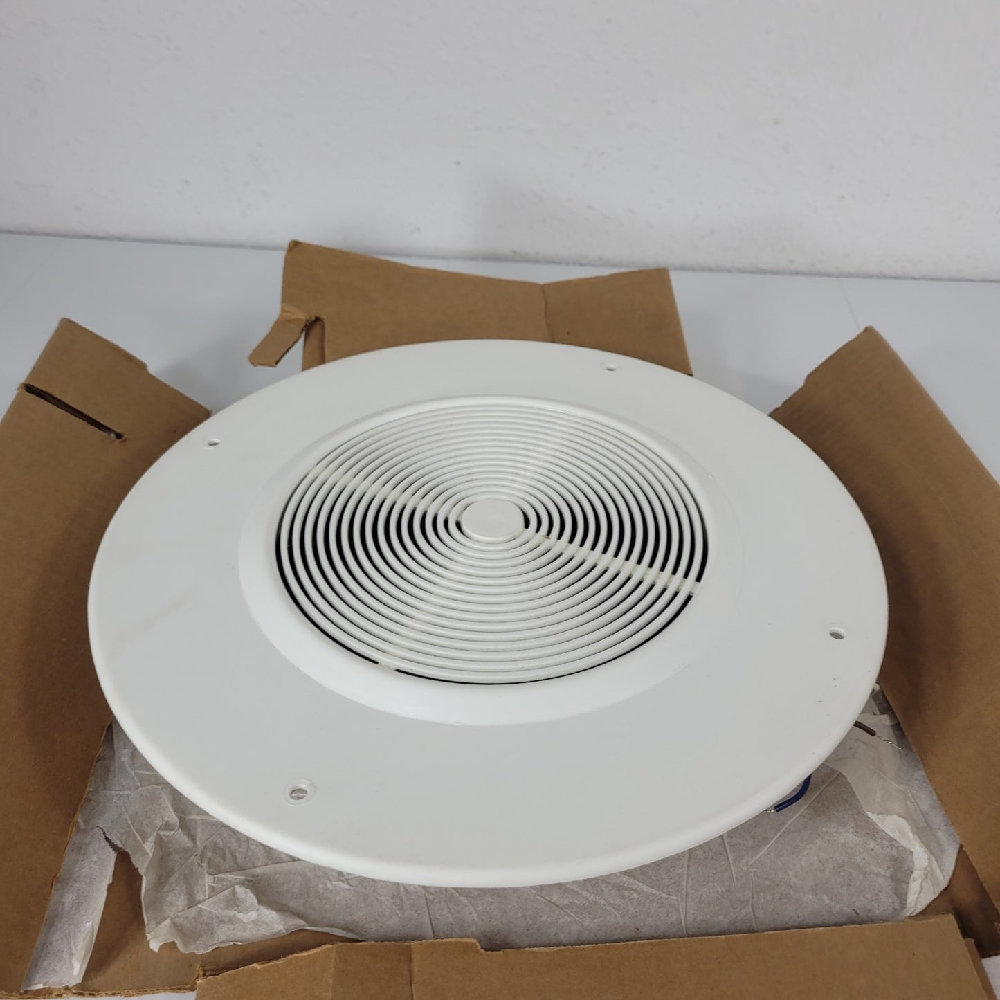 Lowell 810 Speaker 8-inch 15W Dual Cone Driver White With Grill