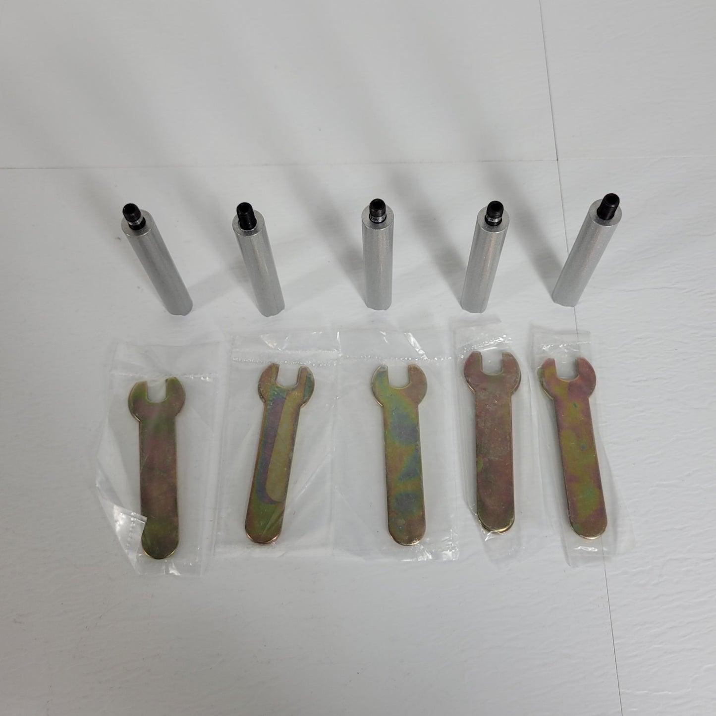 *Lot of 5* TSG Security DHE3PC Door Holder Extension Rod Chrome 3" RSG