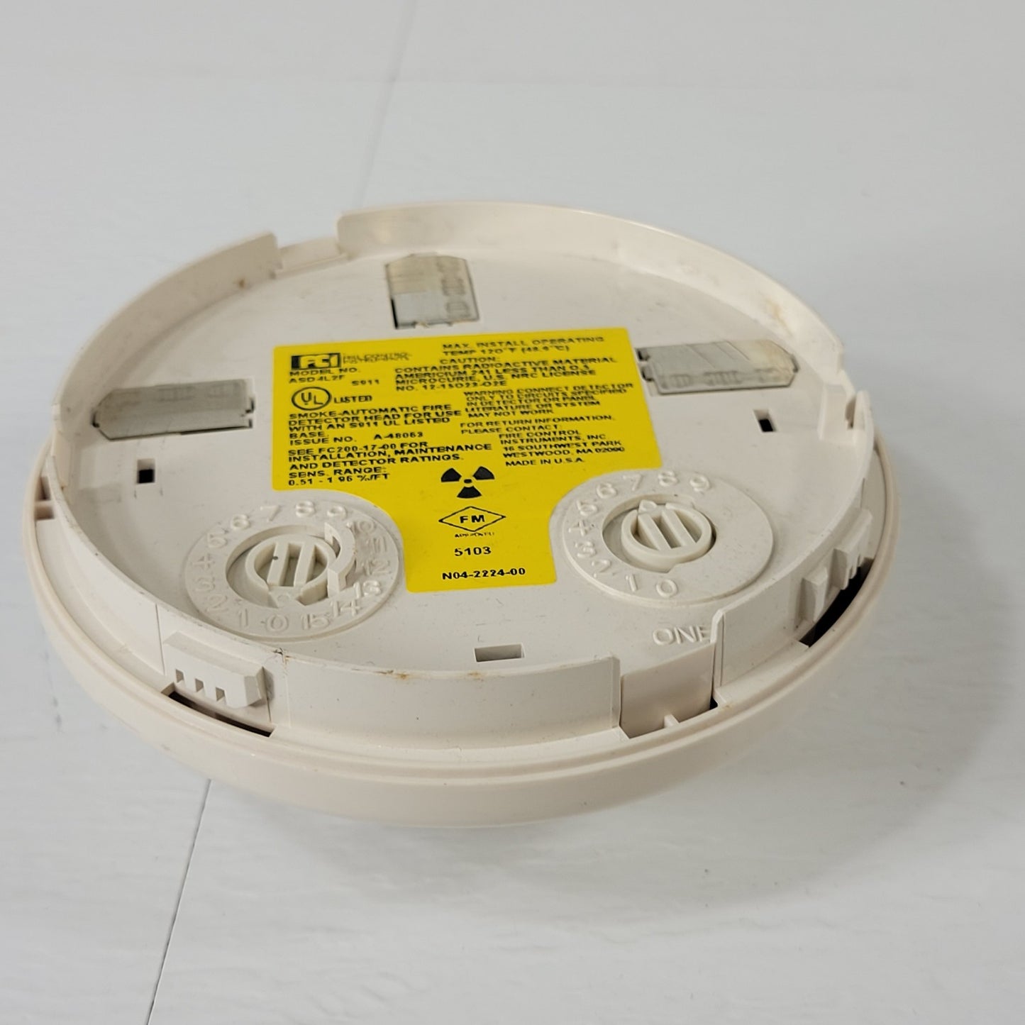 Gamewell-FCI ASD-IL2F Addressable Ionization Smoke Detector Fire Control