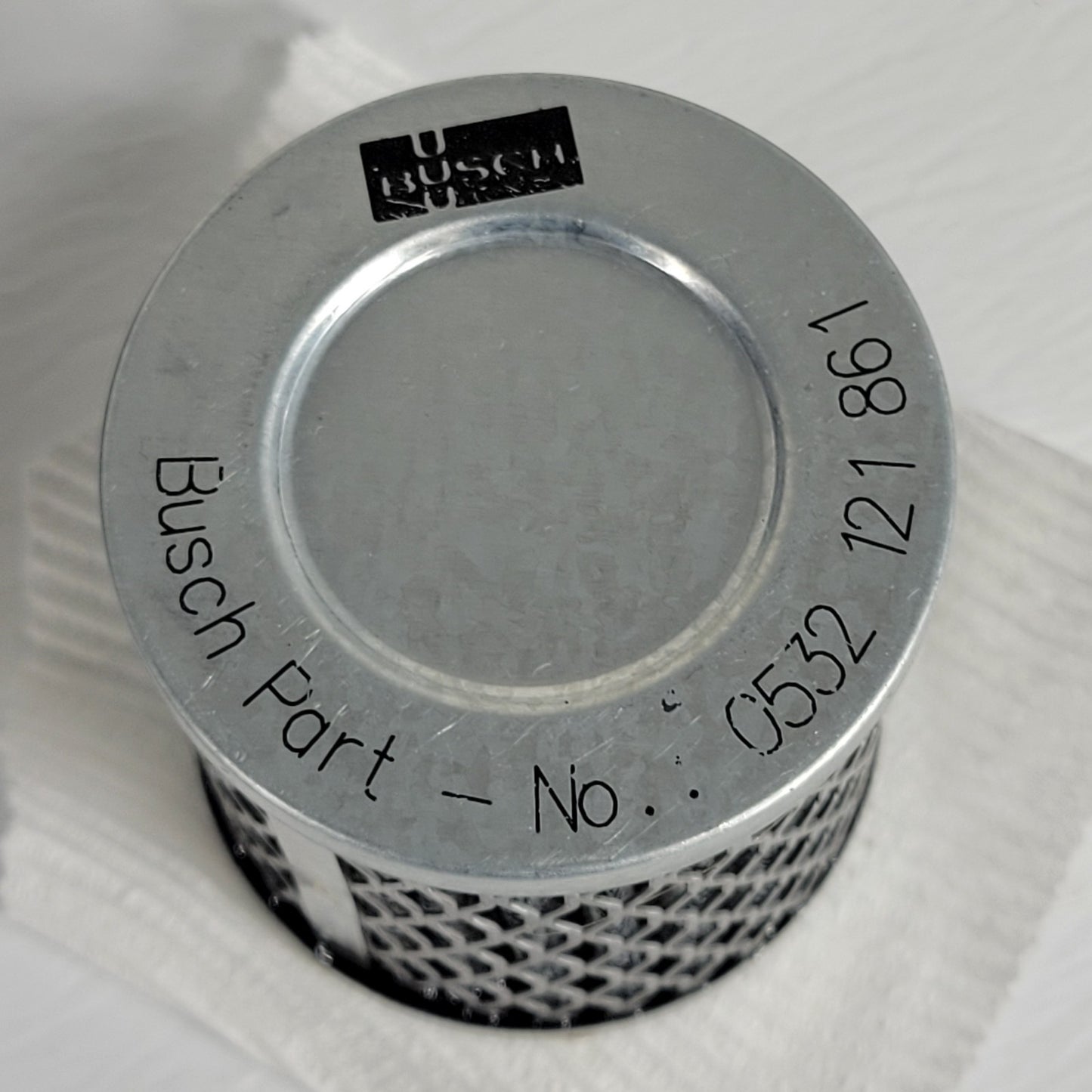 Busch Exhaust Filter For Vacuum Pumps 0532 121 861 With KF25 NW25 Flange Adapter