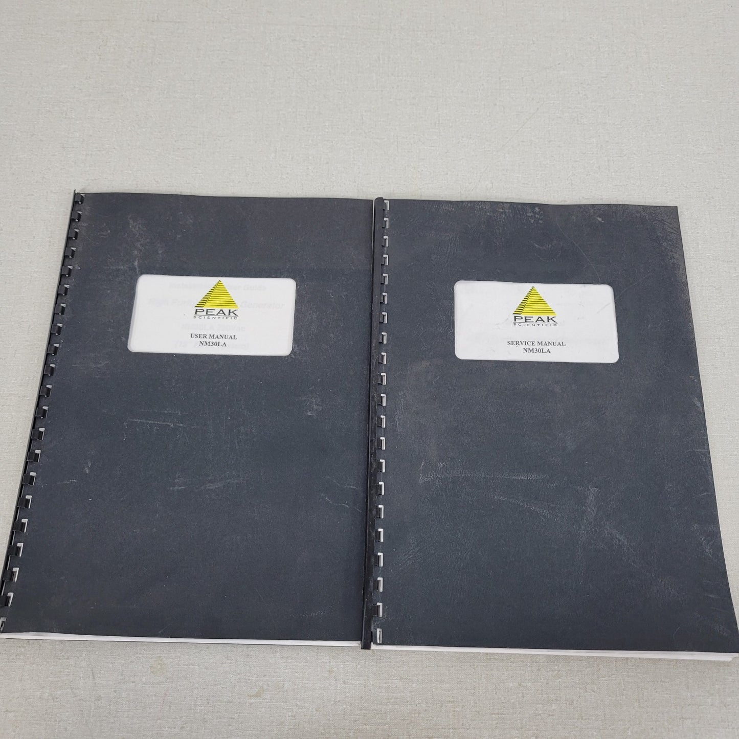Peak Scientific Nitrogen Generator NM30LA User Manual Rev8 Service Manual Rev 9