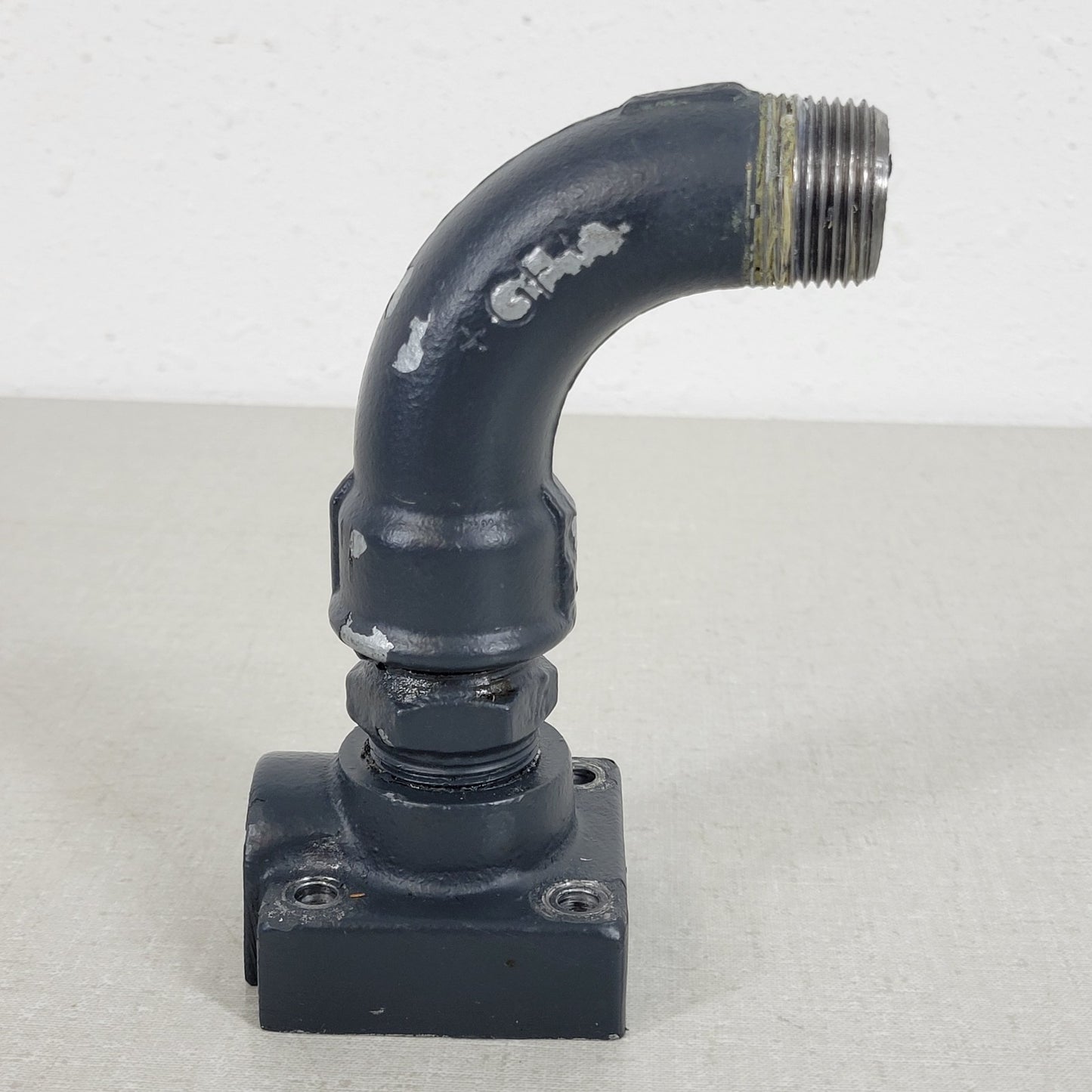 Busch Vacuum Pump 3/4" Elbow Pipe Fitting w/ Flange Filter 90° NPT Male Steel