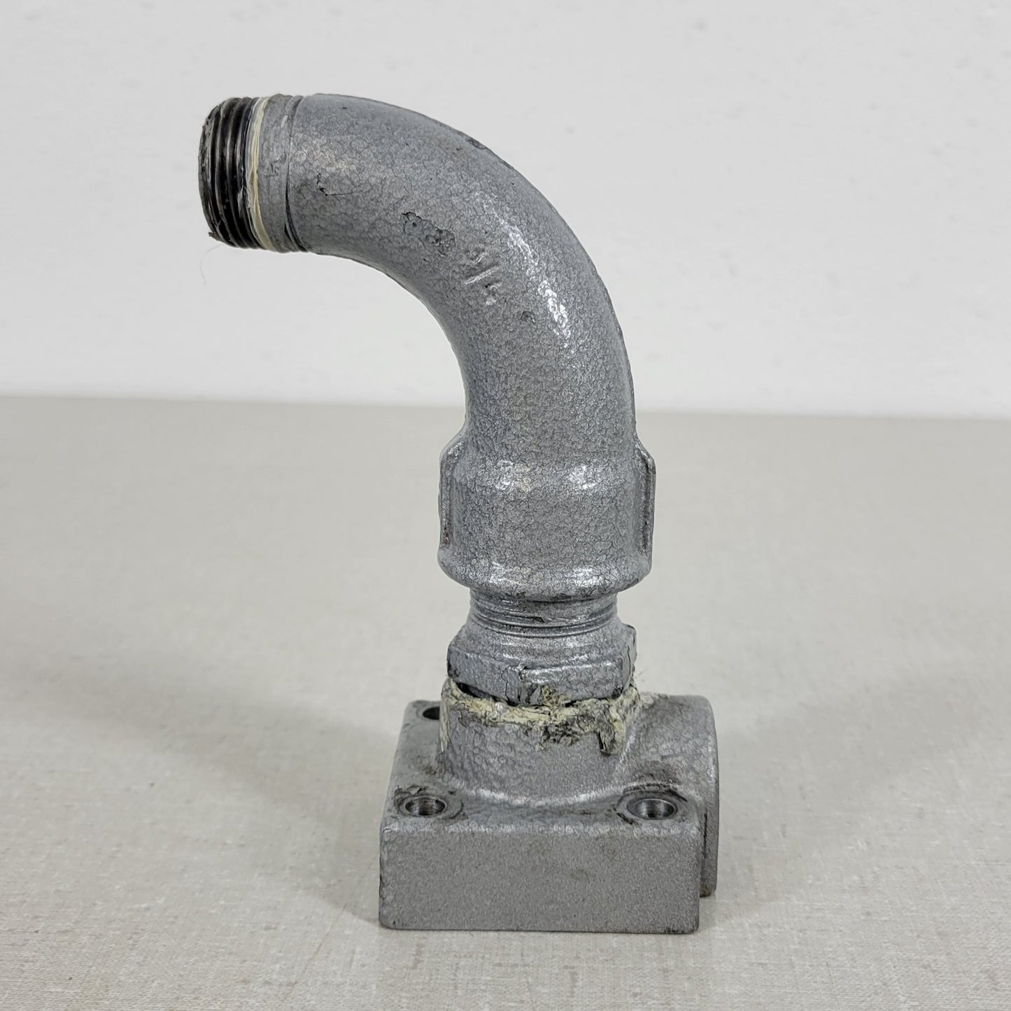Busch Vacuum Pump 3/4" Elbow Pipe Fitting w/ Flange Filter 90° NPT Male Steel