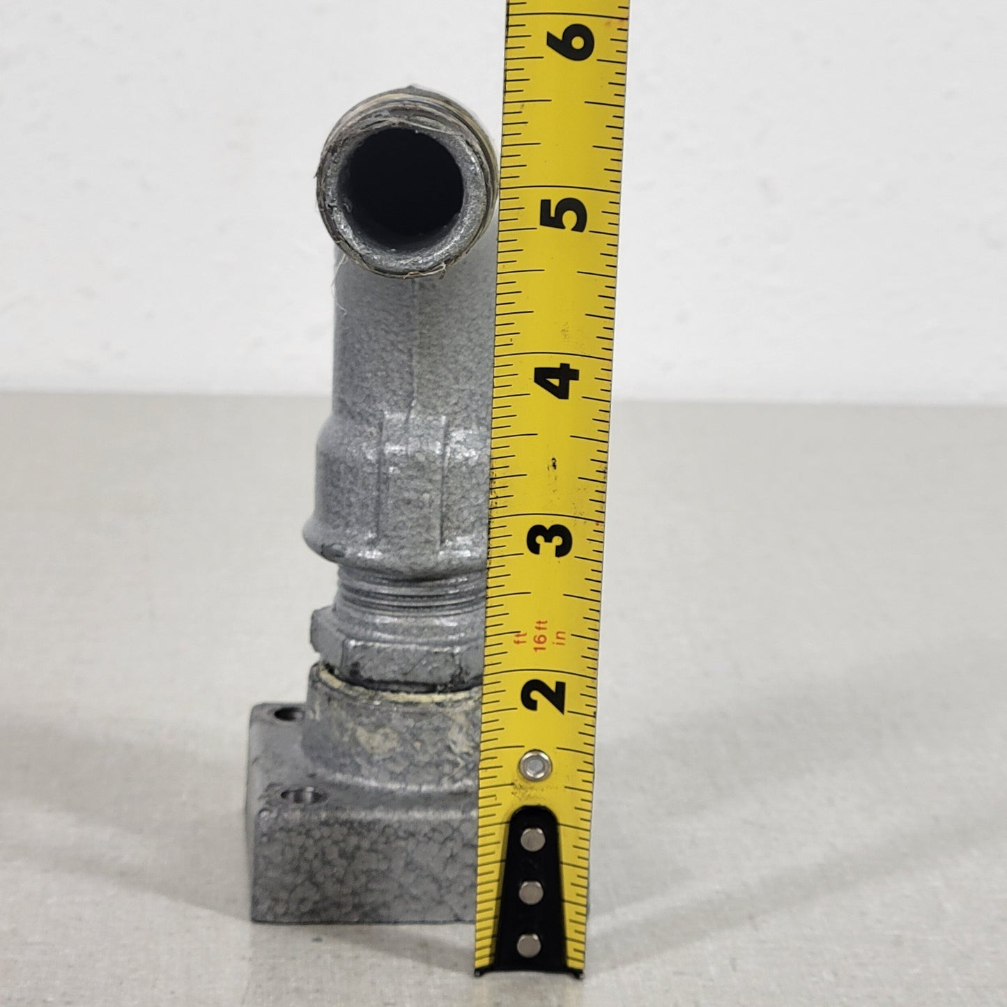 Busch Vacuum Pump 3/4" Elbow Pipe Fitting w/ Flange Filter 90° NPT Male Steel