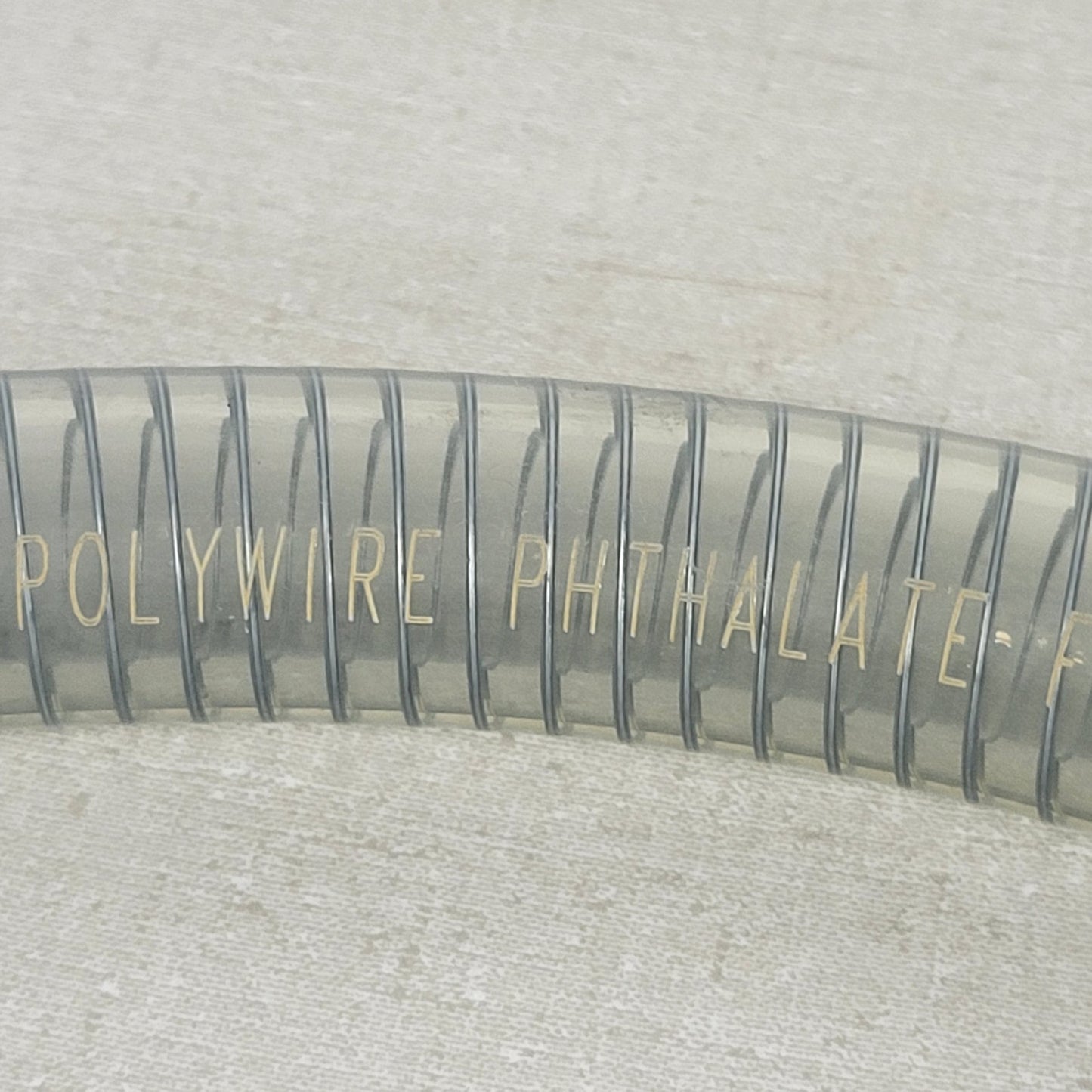 KF16 NW16 To KF25 NW25 ISO 56" Wire Reinforced Vacuum PVC Hose Polywire 3/4"
