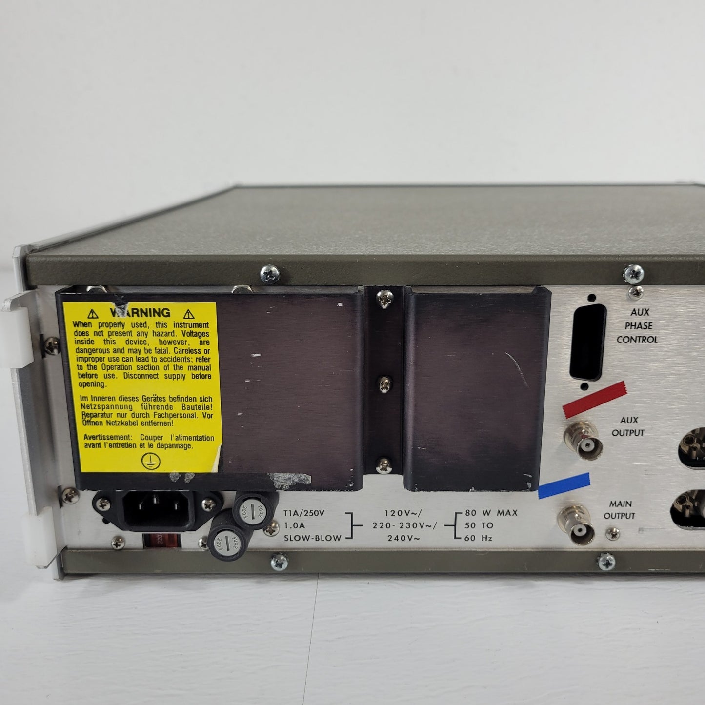 PTS D500 Frequency Synthesizer 1-500 MHz Varian 01-903-391-00 D500RHN20 Signal