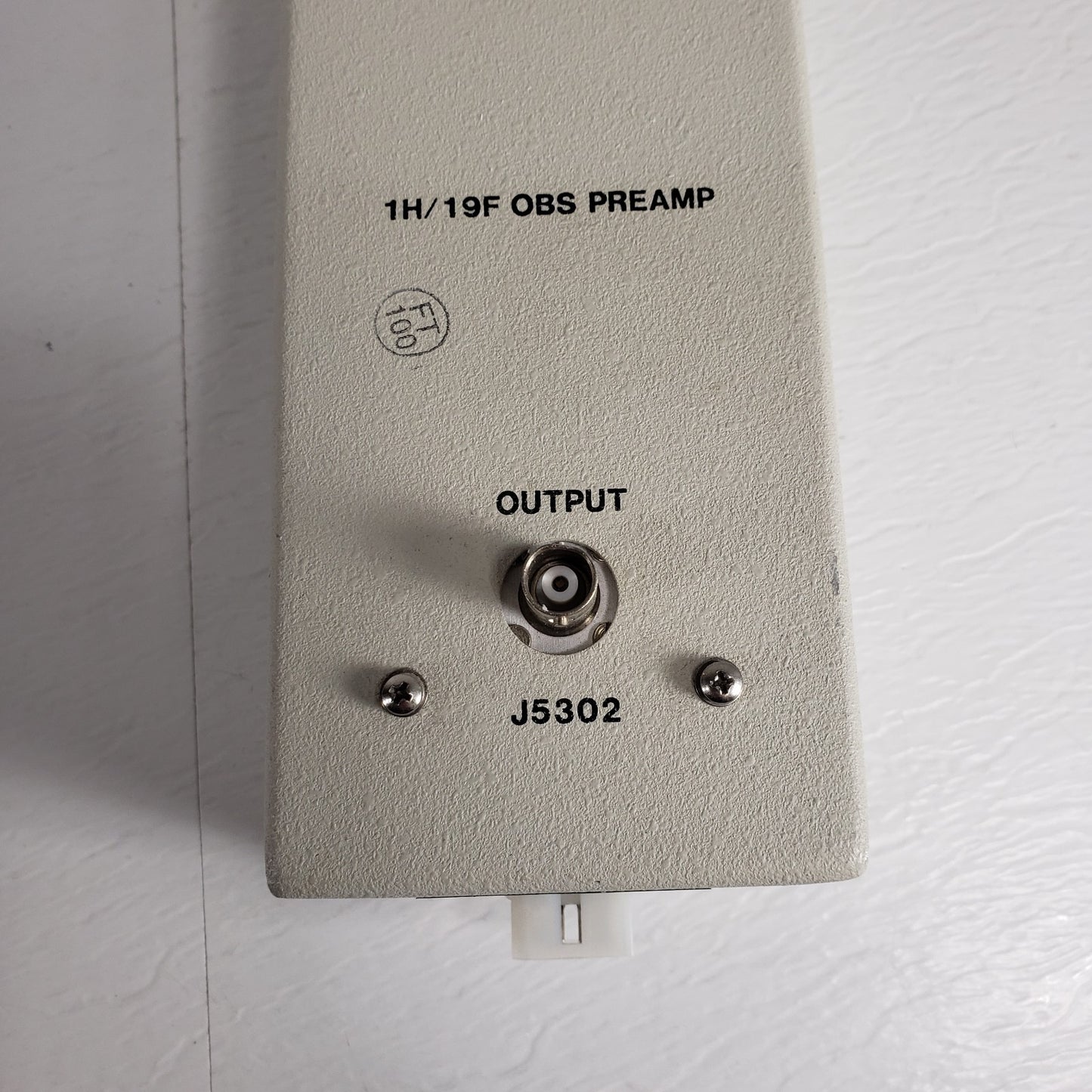 Varian 0190242602 Unity Inova XMTR NMR 1H / 19F OBS Preamplifier 62A