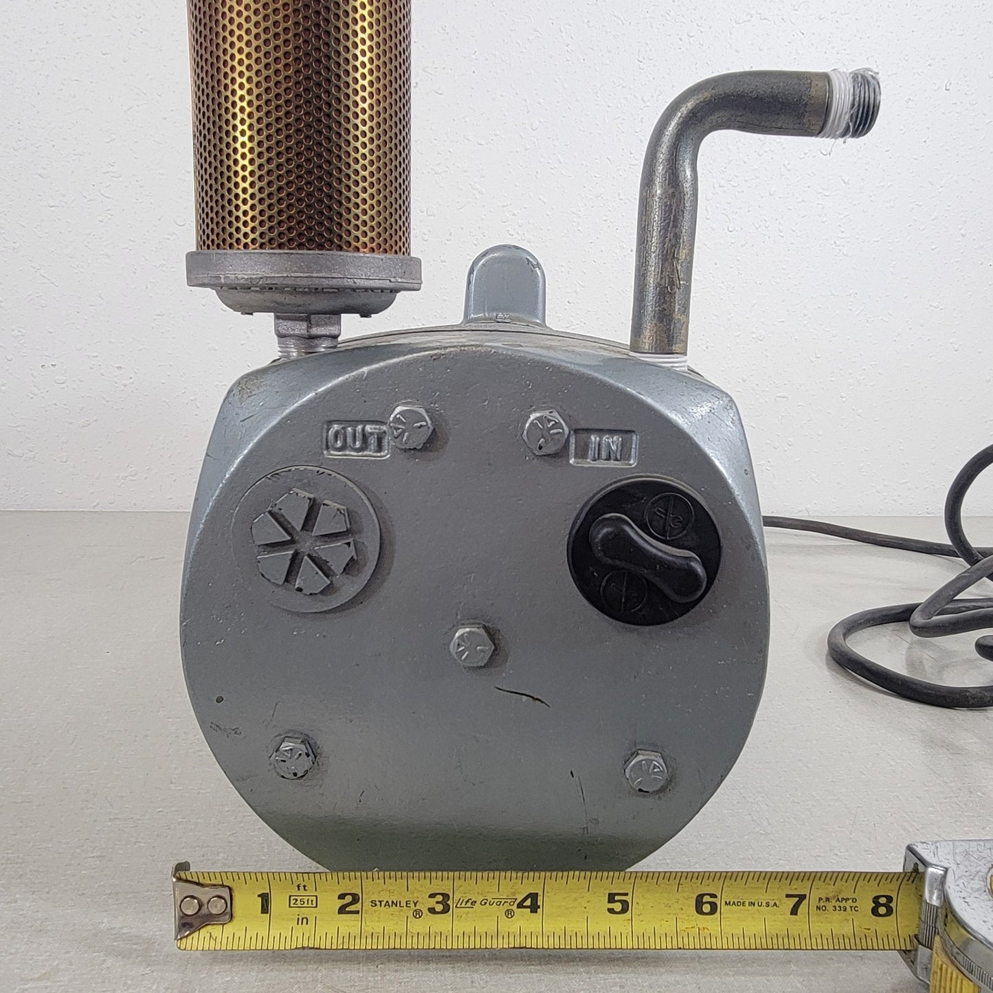 Gast 0823-101Q-G271X Vacuum Pump Compressor AC Motor GE 5KC47KG1533AX 1-Ph 120V