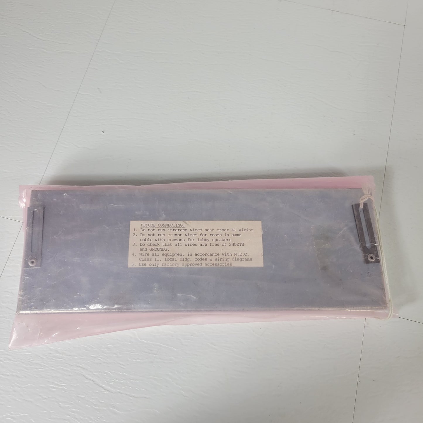 Jeron Electronic Systems 5050F Metal Door Mount Intercom Control Amplifier Panel