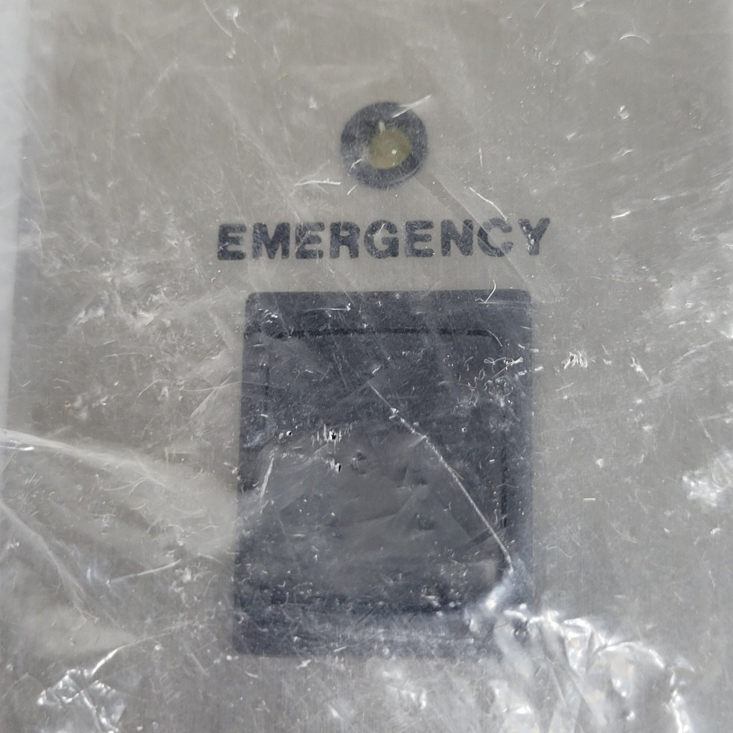 Jeron Emergency 2-Position Flip Switch With Illuminating Light Stainless Plate