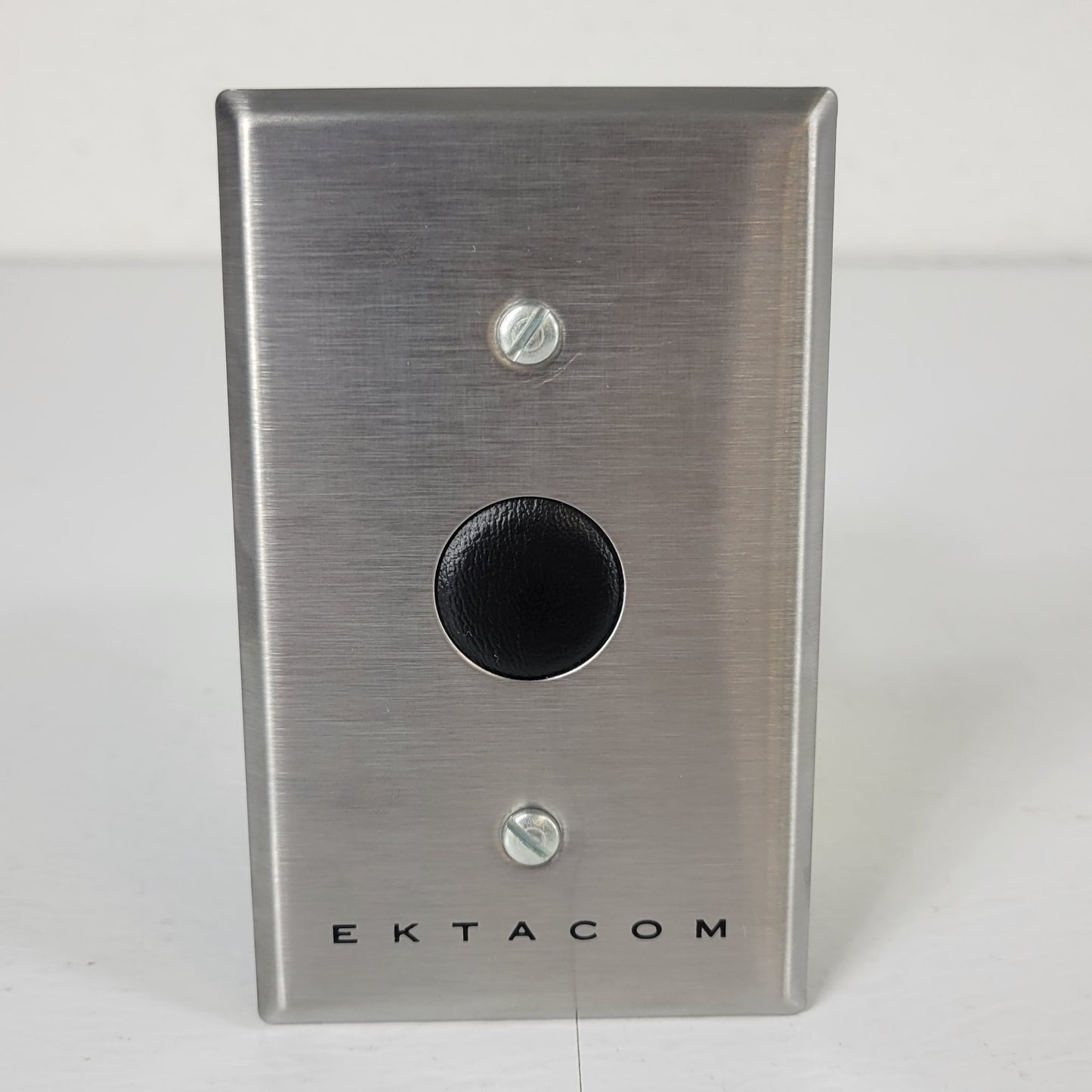 Fisher Berkley Ektacom HPCP-30 Single Push Button Stainless Steel Wall Plate