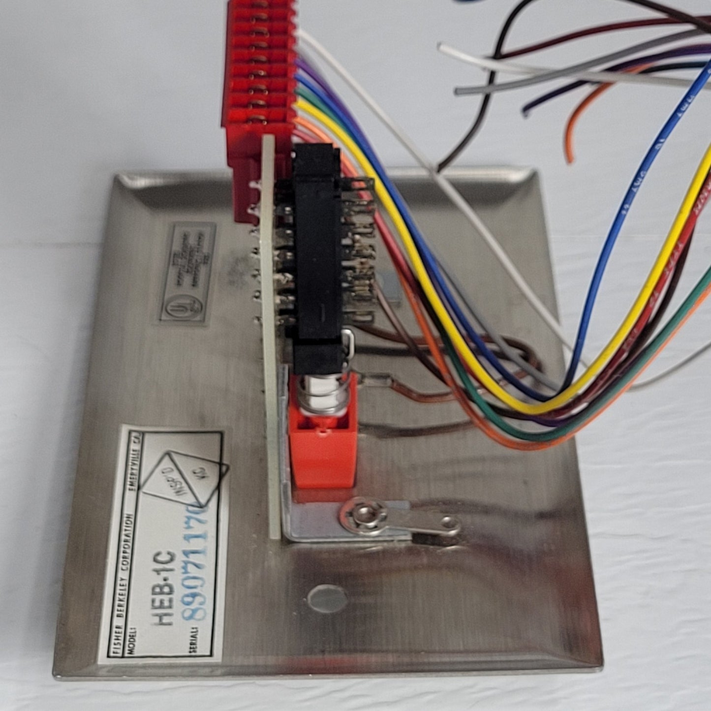 Ektacom HEB-1C Emergency Code Call Button Stainless Steel Wall Plate