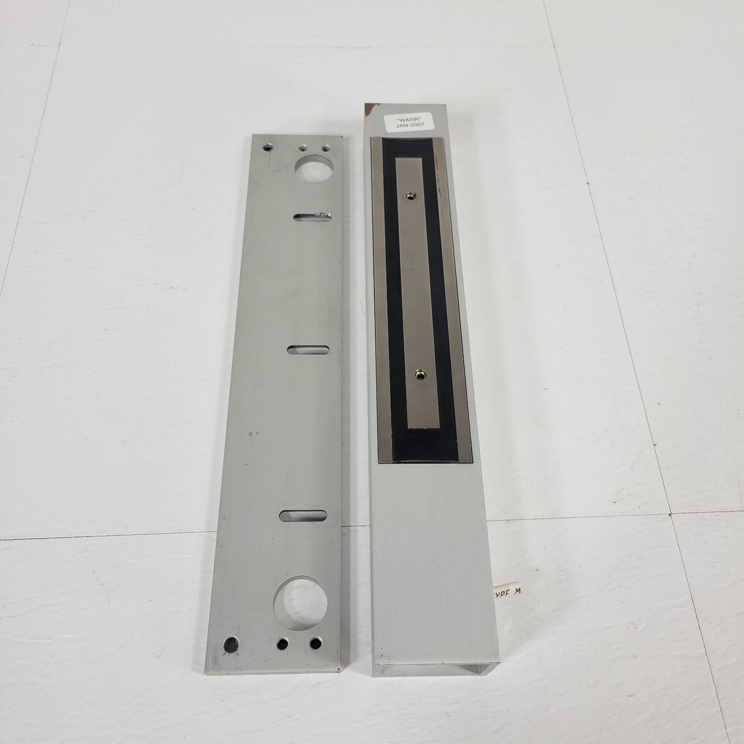 Electronic Magnetic Door Lock Aluminum Mounting Plate Aluminum Body 73532 WARR