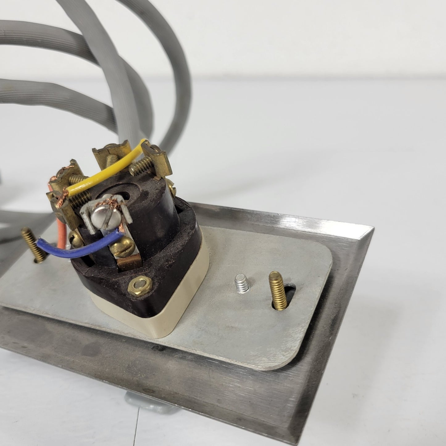FARADAY Call Button Plastic Locking Button Reset Switch Metal Wall Plate
