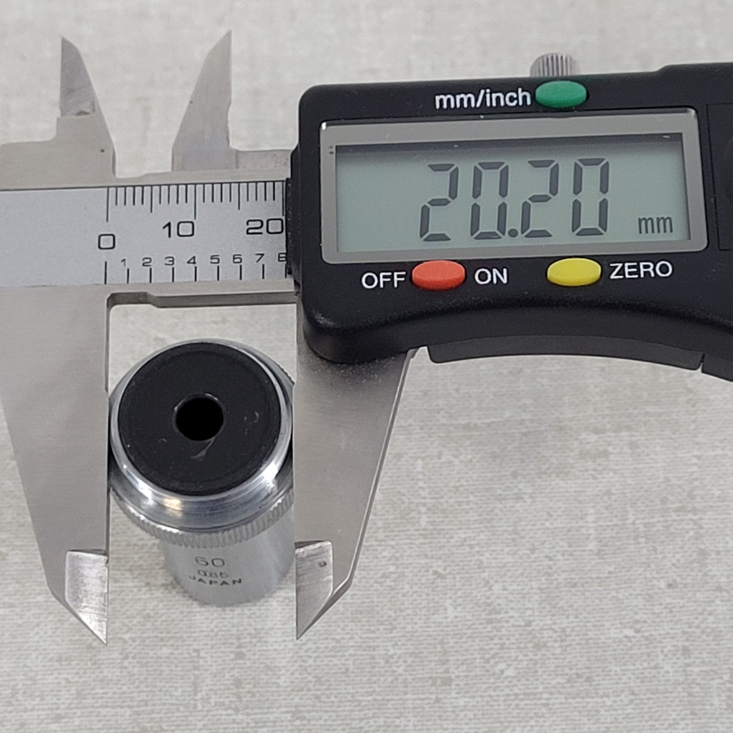 EDS Corp 60X Mag Microscope Objective 20mm Mount 0.85 Ocular Optical Lens