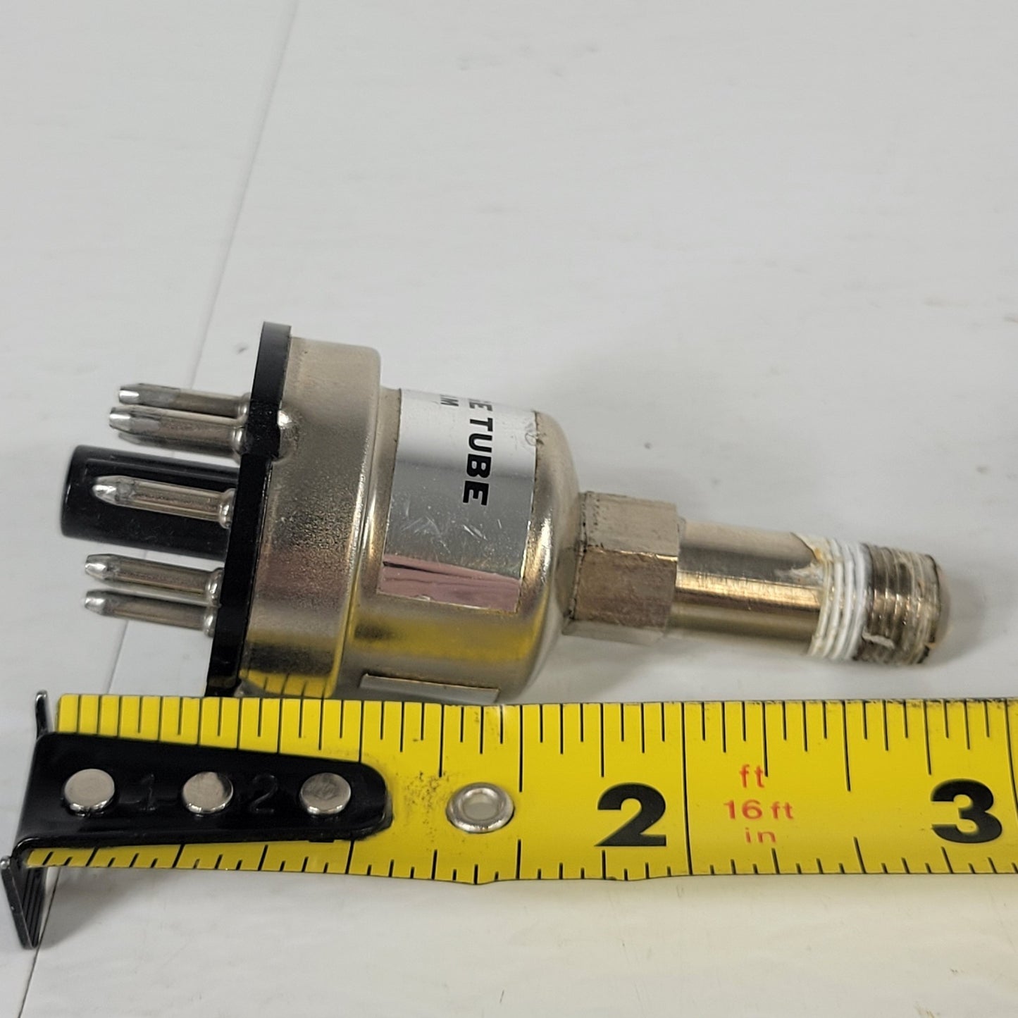 Vintage Veeco DV-1M TC Thermocouple Vacuum Gauge Tube 8-Pin 1/4" NPT