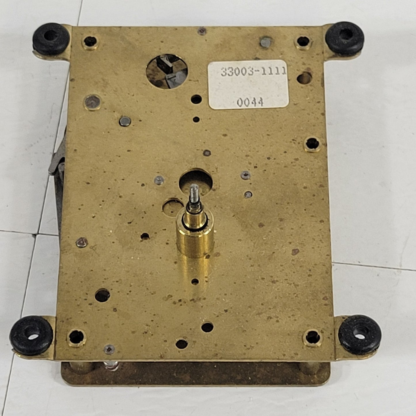 Vintage Synchron 33003-1111 0044 Gear Box Clock Mechanism Movement Assembly