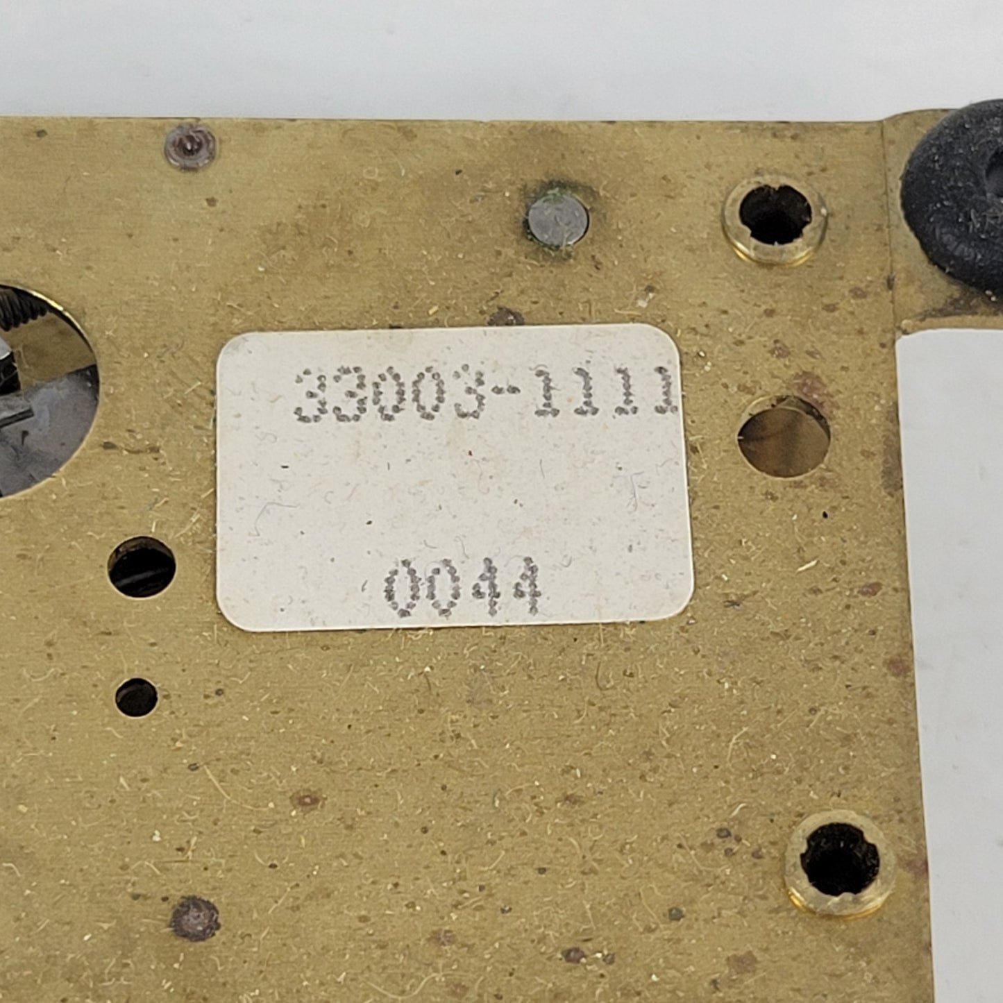 Vintage Synchron 33003-1111 0044 Gear Box Clock Mechanism Movement Assembly