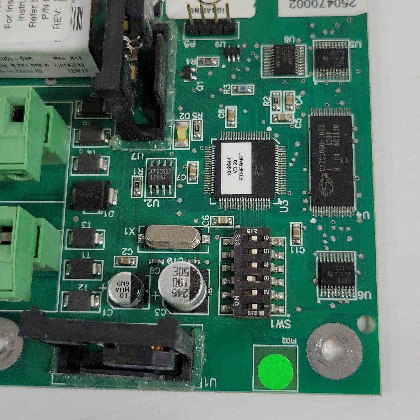 Fike 10-2627 Rev C Signaling Board Ethernet Module without Enclosure Fire