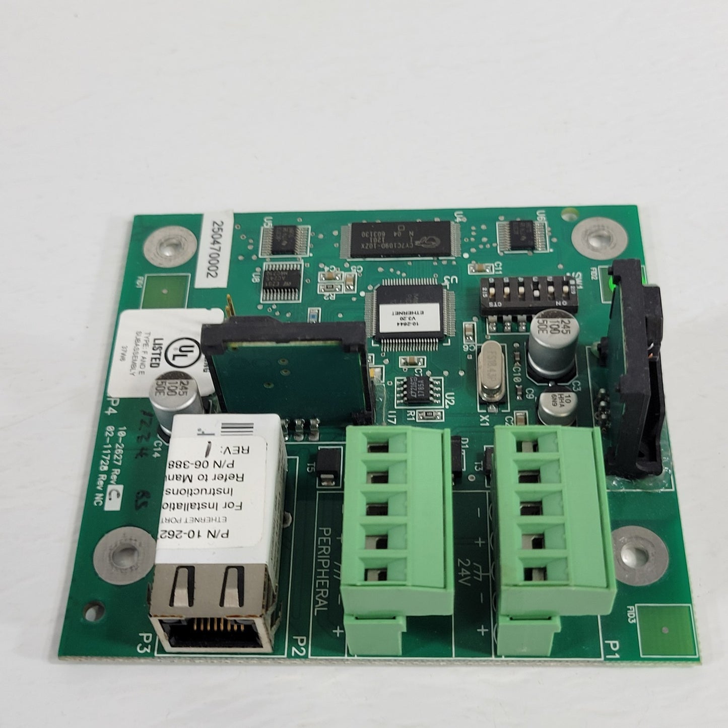 Fike 10-2627 Rev C Signaling Board Ethernet Module without Enclosure Fire