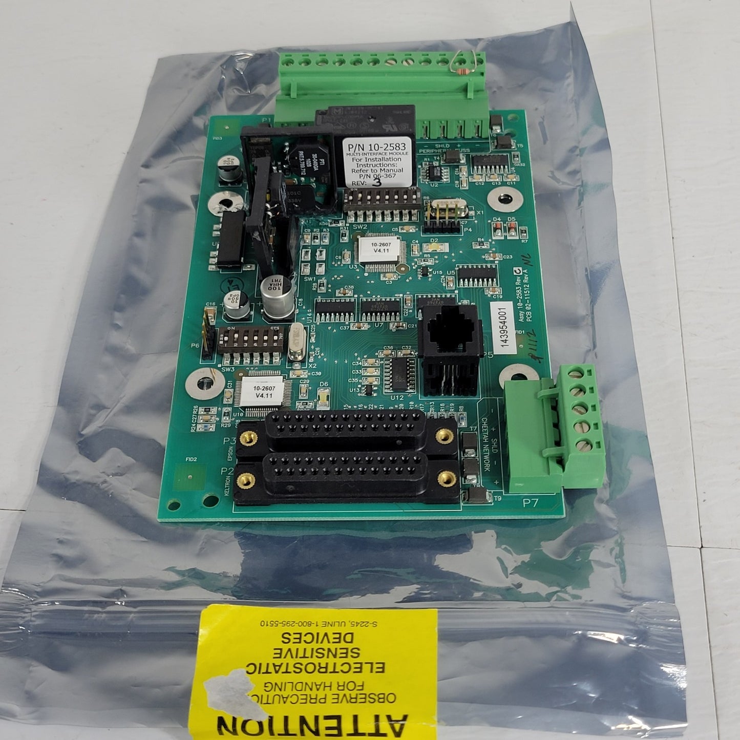 Fike 10-2583 Multi Interface Module Signaling Board Gateway CyberCat Cheetah COM